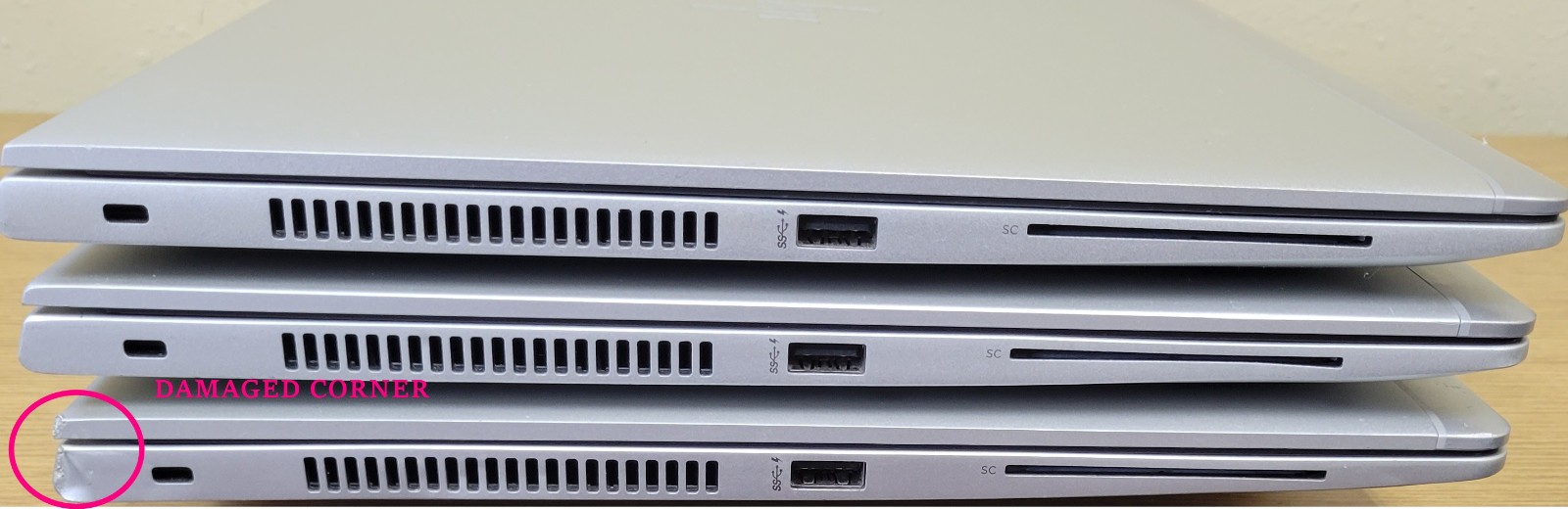 (Lot of 3) HP EliteBook 850 G6 i5-8365U 1.60GHz 8GB No OS/SSD/HDD