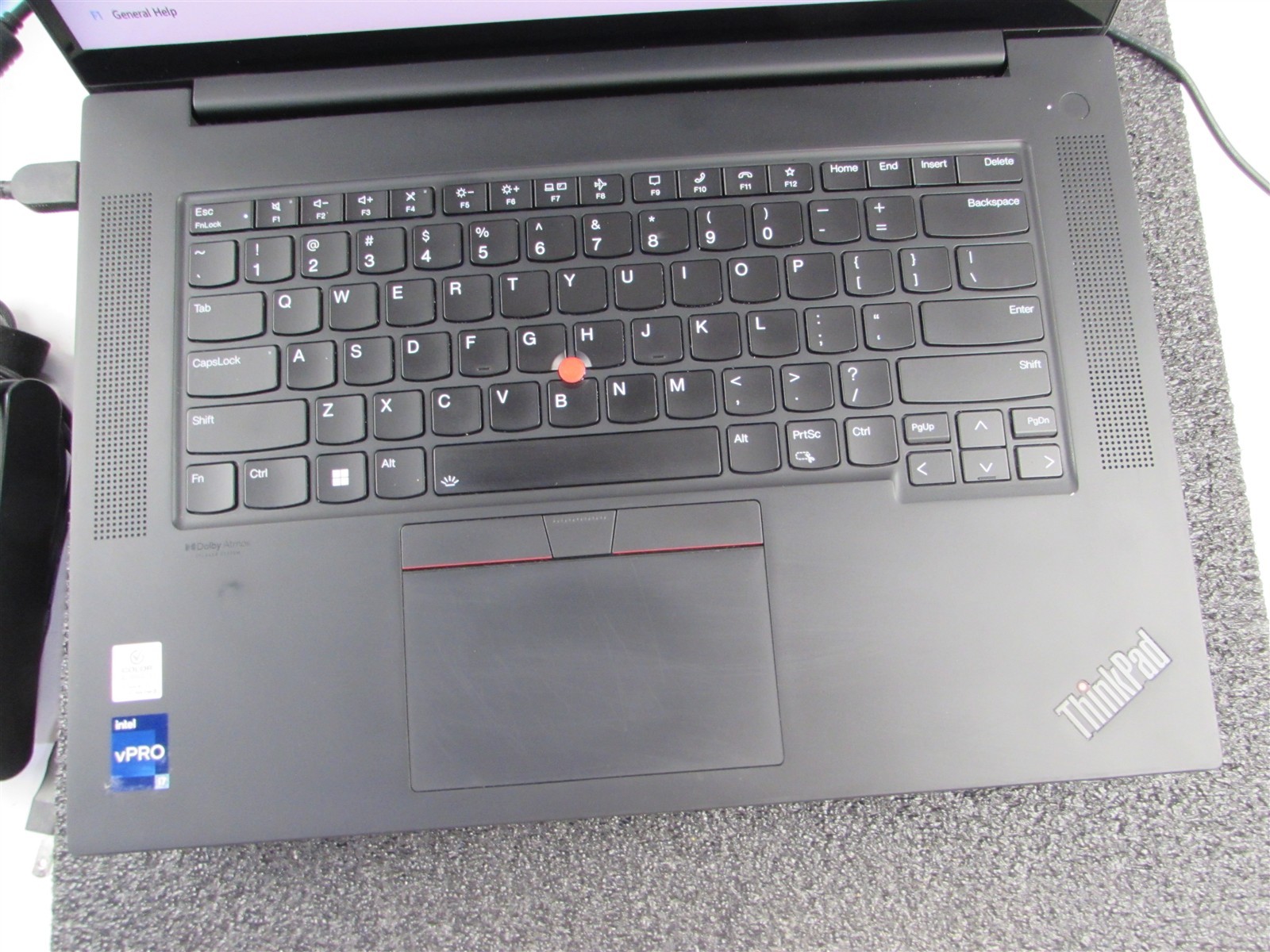 LENOVO THINKPAD P1 (GEN 5) 4K TOUCH I7-12800H 512GB 16GB RAM RTX A1000 WIN 11