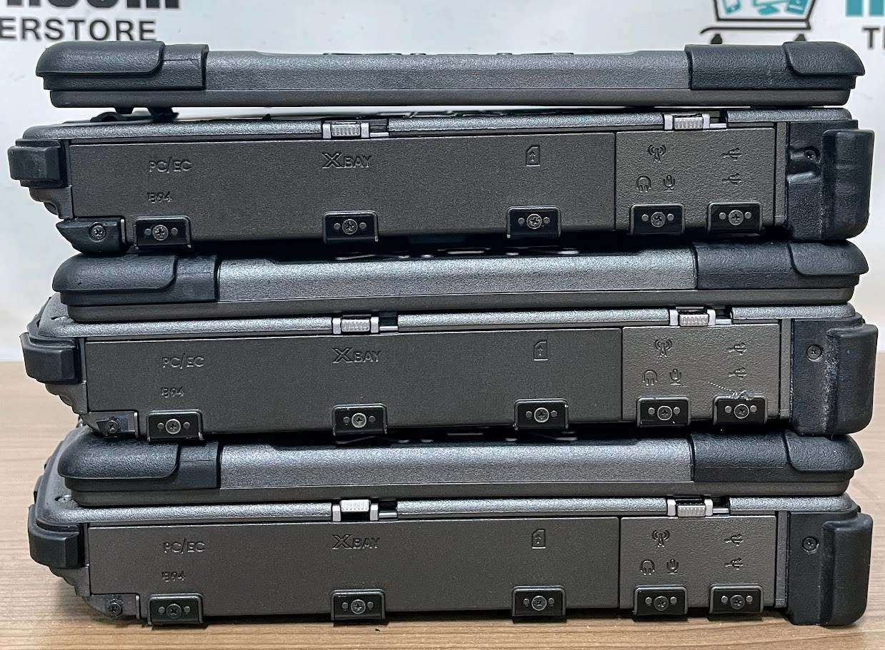 LOT 3 Dell Latitude E6400 XFR 14” 2 Duo CPU 2.5GHz 4gb RAM NO HDD NO BATT/CADDY