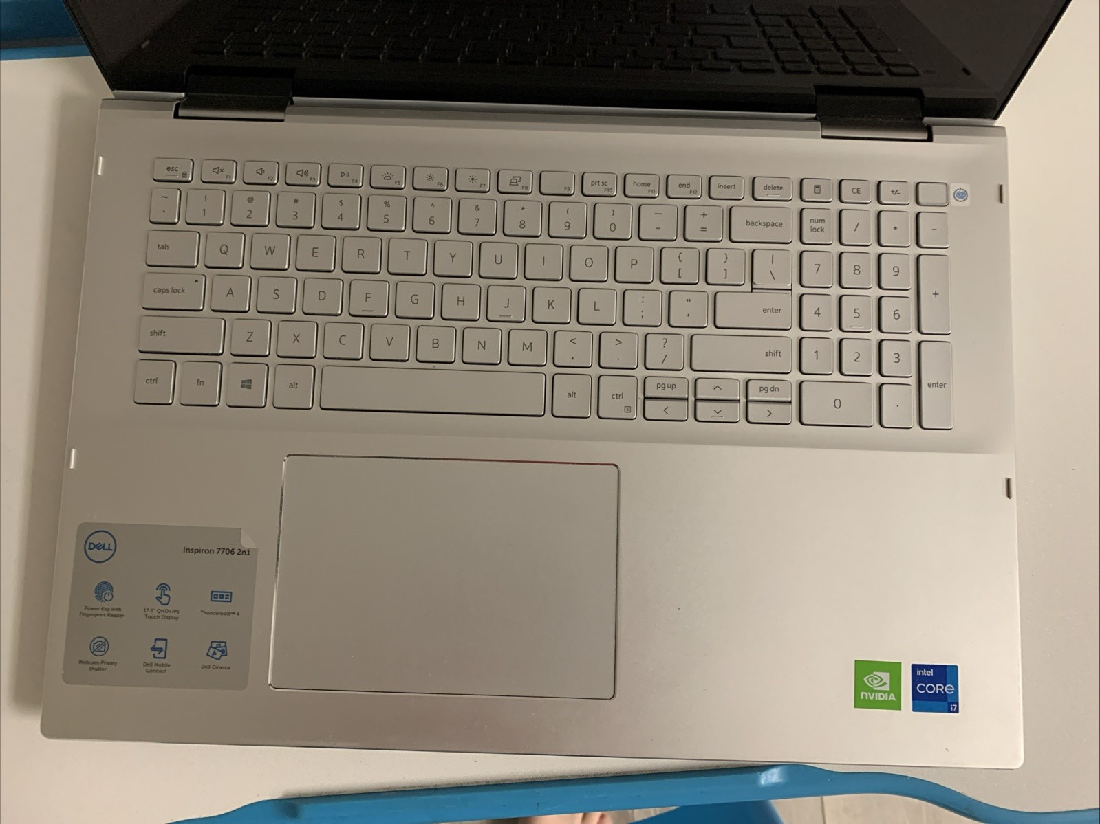 Dell Inspiron 7706 2n1 17″ i7-1165G7 2.8GHz 16GB RAM 512GB MX350