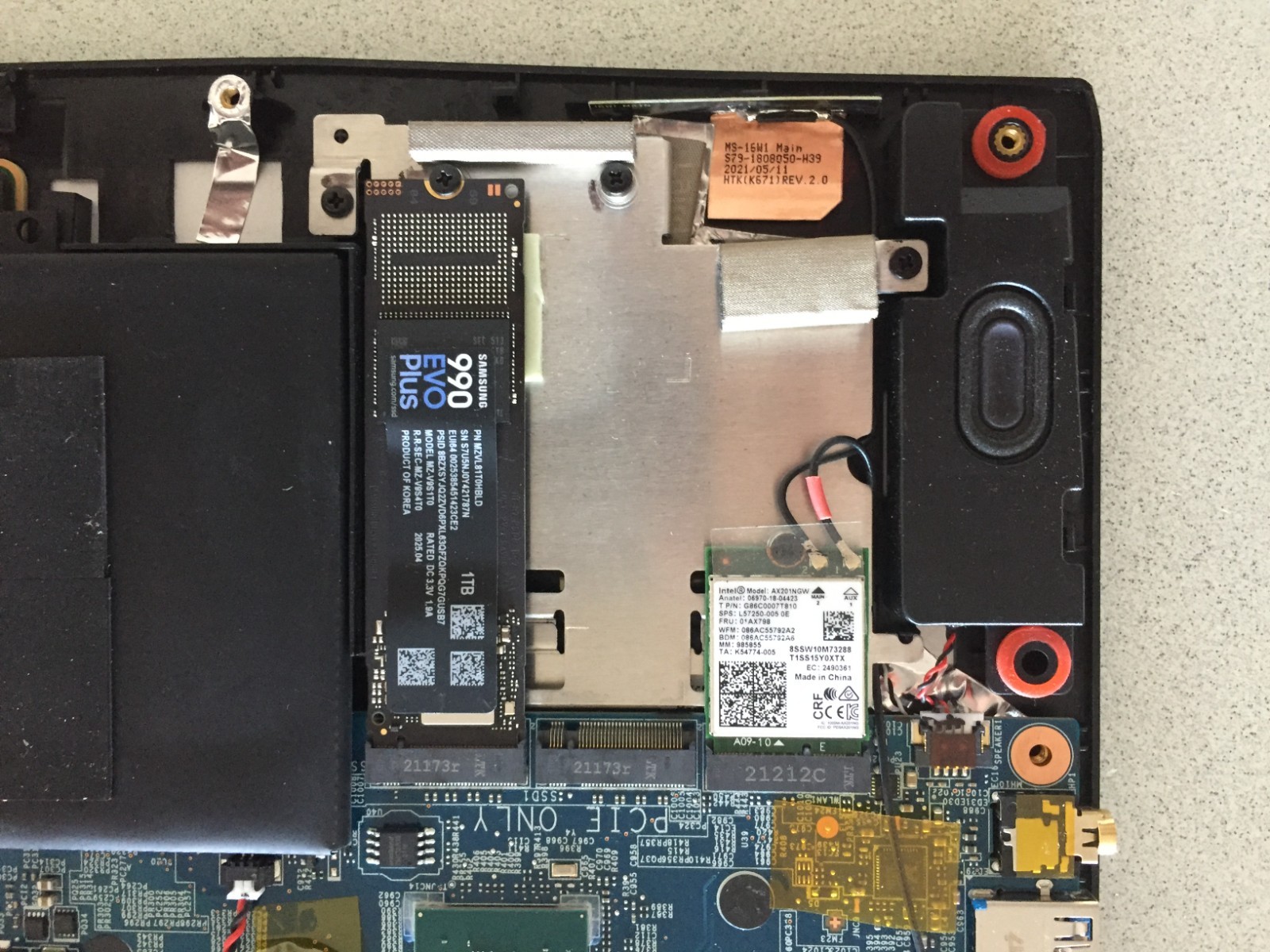 MSI MS-16W2 GF65 THIN 10UE i7 15.6′ NVIDIA RTX 3060