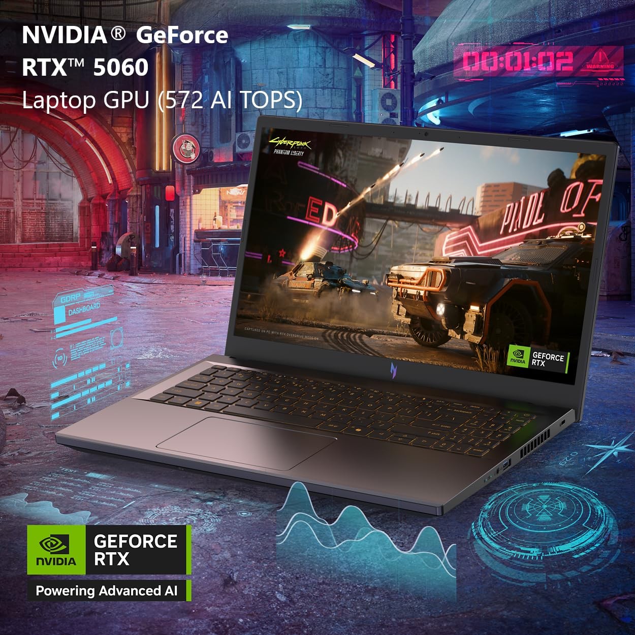 acer Nitro V Gaming Laptop | Intel Core i9-13900H Processor | NVIDIA Black