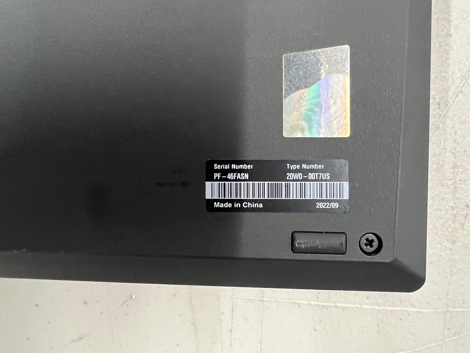 Lenovo ThinkPad T14 Gen 2 i7-1165G7 CPU 2.80GHz 16GB 512SSD 20W0
