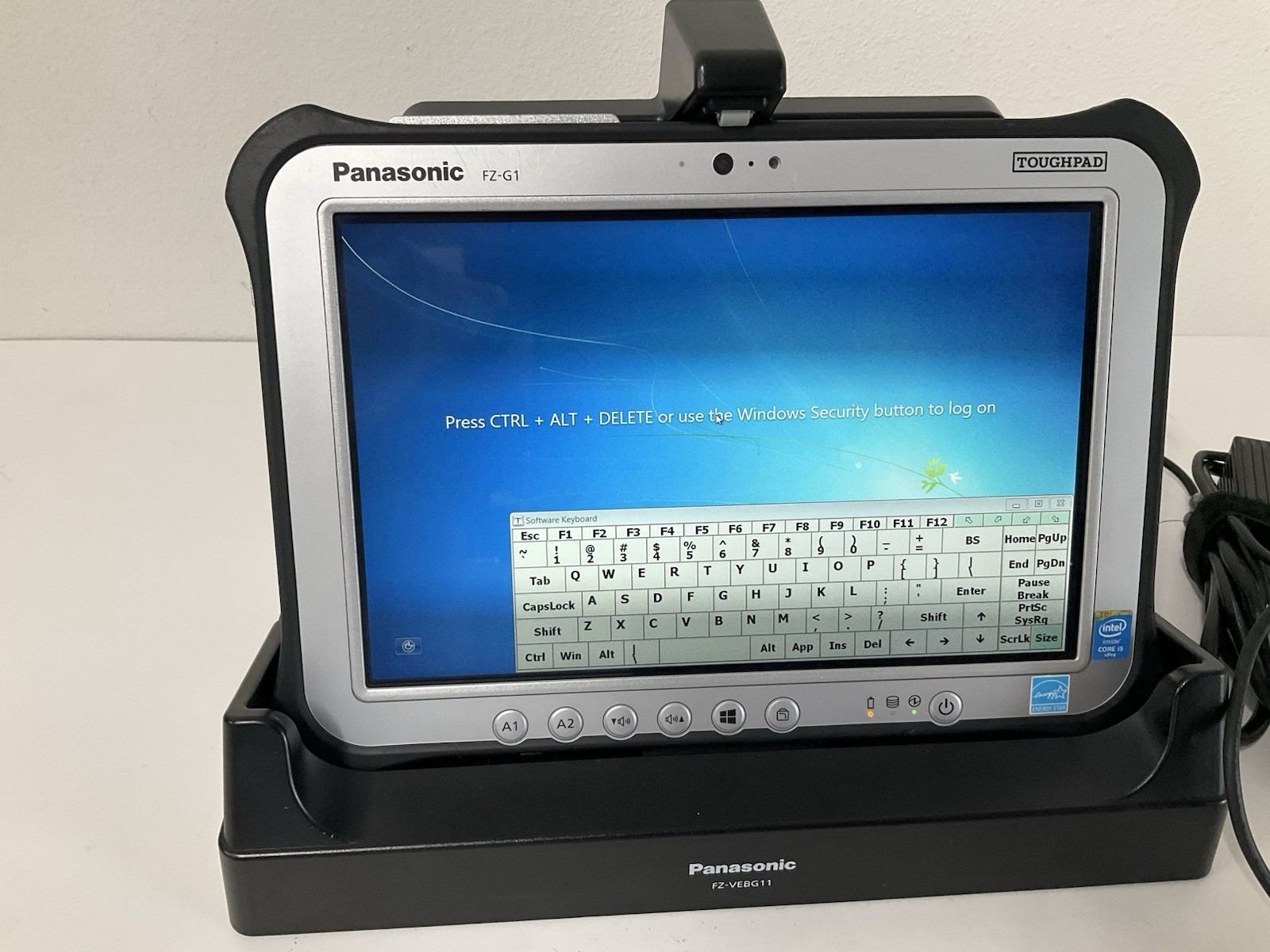 NICE PANASONIC TOUGHPAD FZ-G1 MK3 10.1″ Intel i5 *NO SSD* 8GB RAM GPS LTE STYLUS
