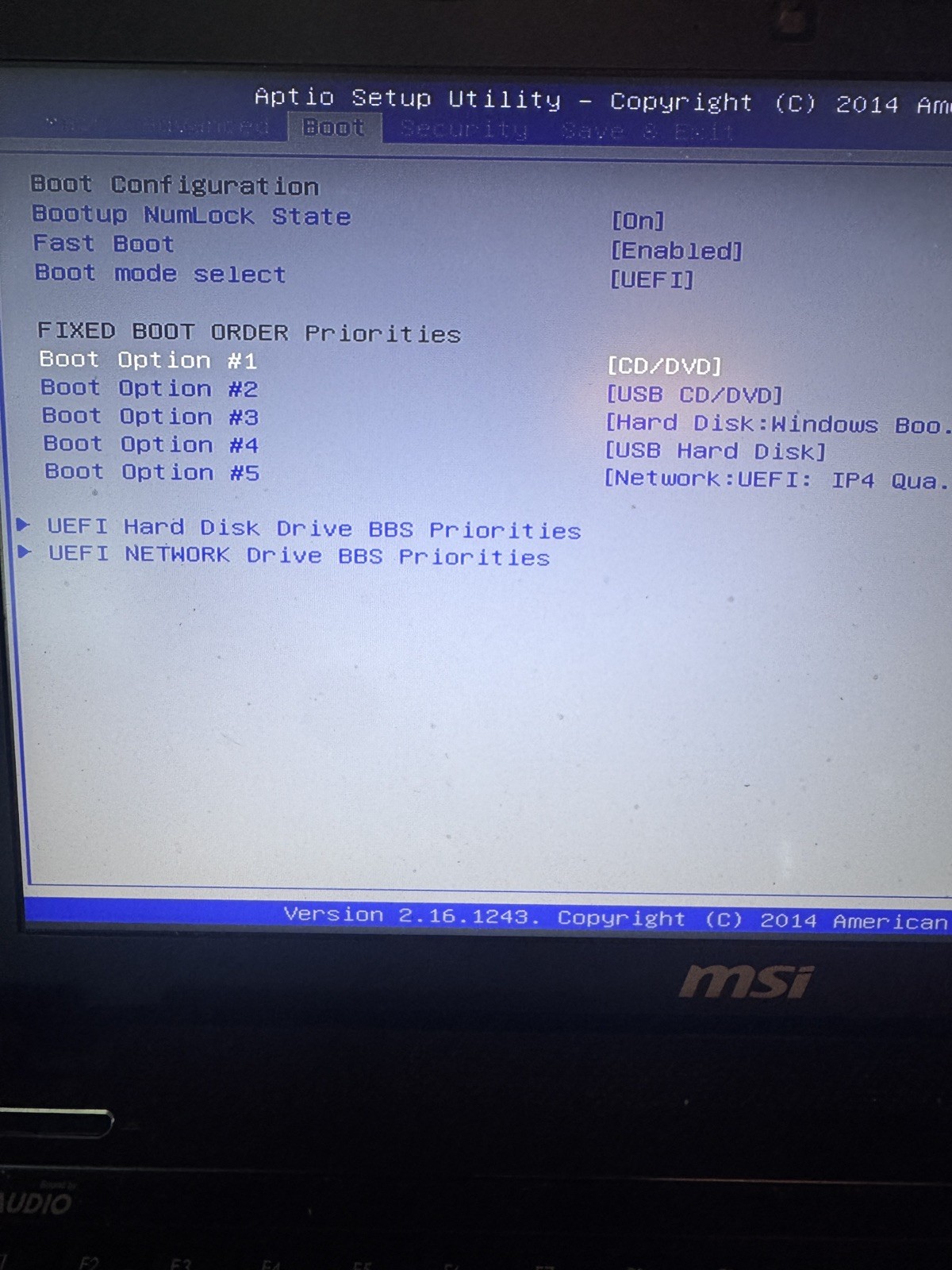 MSI GE60 MS-16GF Gaming Laptop