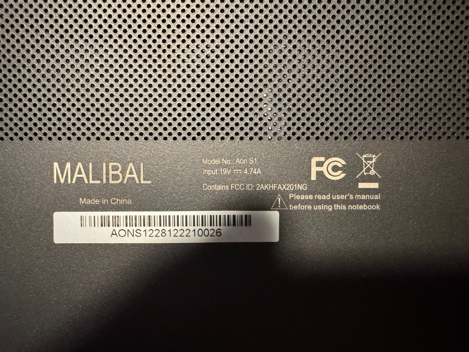 Malibal Aon S1 14″ | i7 | 64GB Ram | Nvidia RTX 3050 Ti | 1TB SSD | Linux Ubuntu
