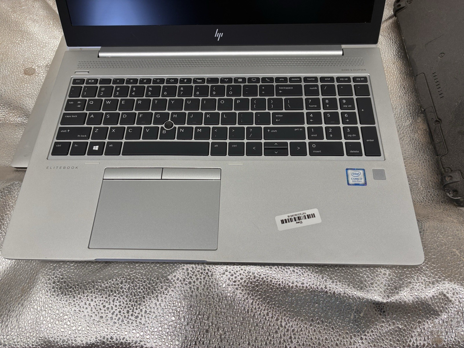 HP EliteBook 850 G5 i7-8550U 1.80 GHz No RAM No SSD No Adapter READ