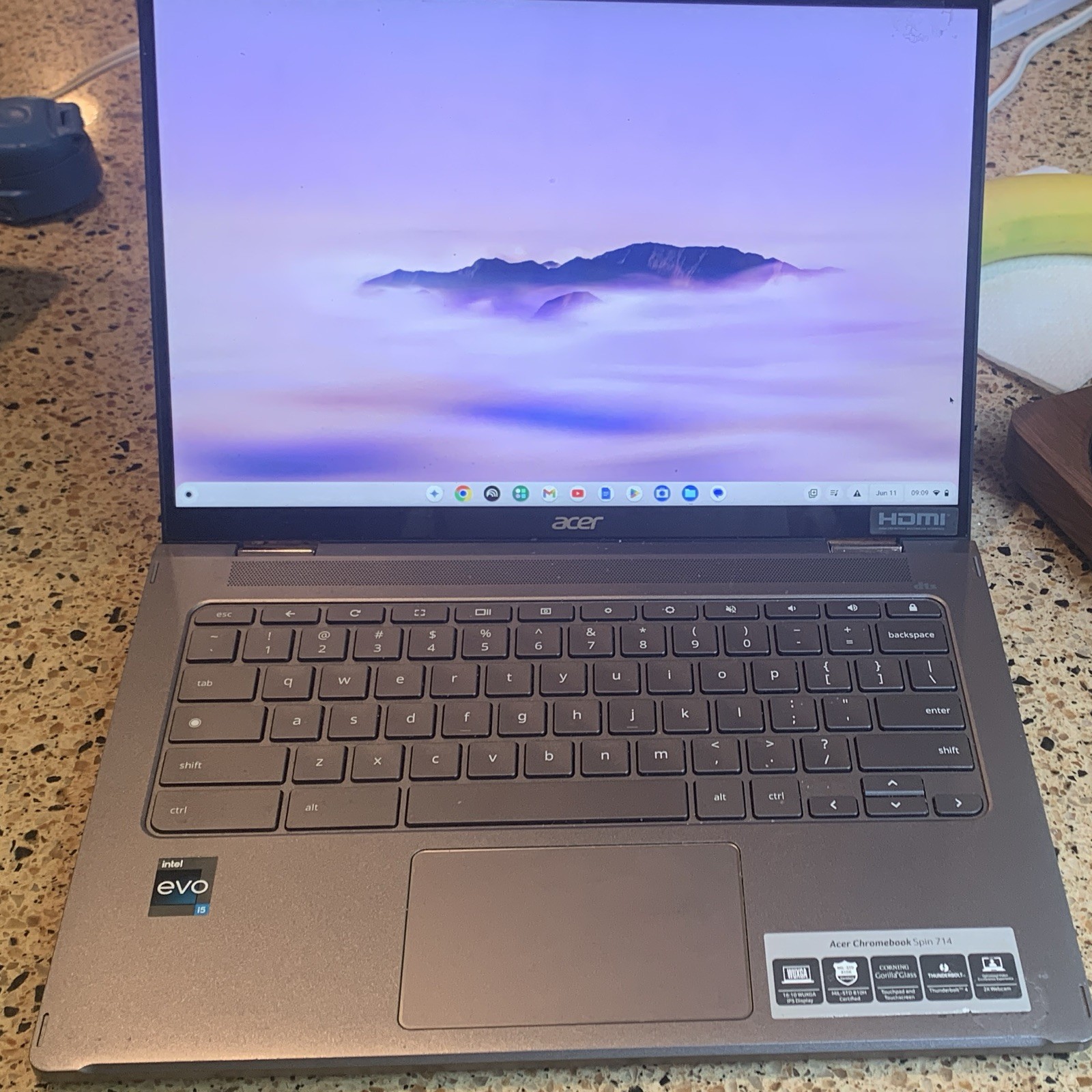Acer Chromebook Spin 714 14″ Touchscreen Intel Core i5 Gray HDMI Thunderbolt 4