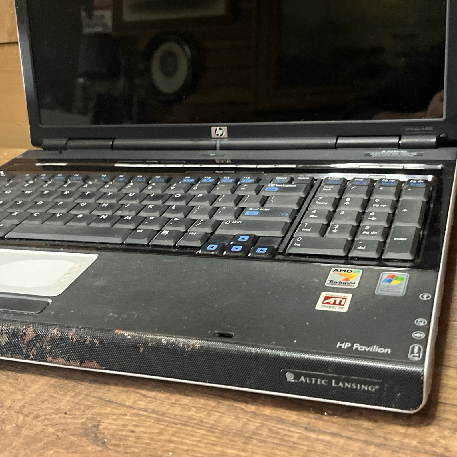 HP Pavillion Laptop DV8000 Parts Only No Battery Unchecked Untested Asis