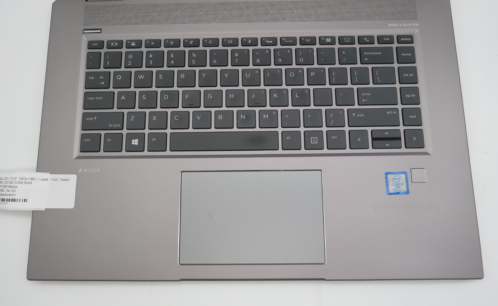 HP ZBook Studio G5-15.6″-i7-8850H@2.60GHz-32GB RAM-256GB M.2 NVME-NO OS *READ*