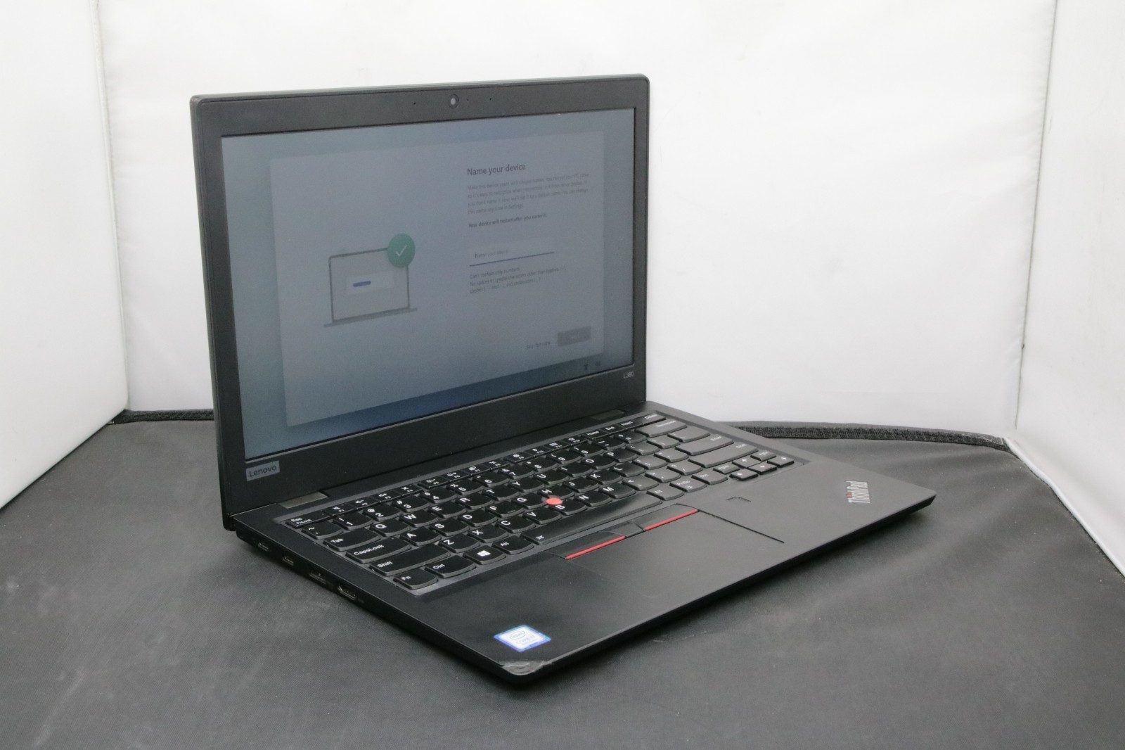 Lenovo ThinkPad L380 – i7-8550U – 16GB, 512GB, Windows 11 +Adapter *missing Pen