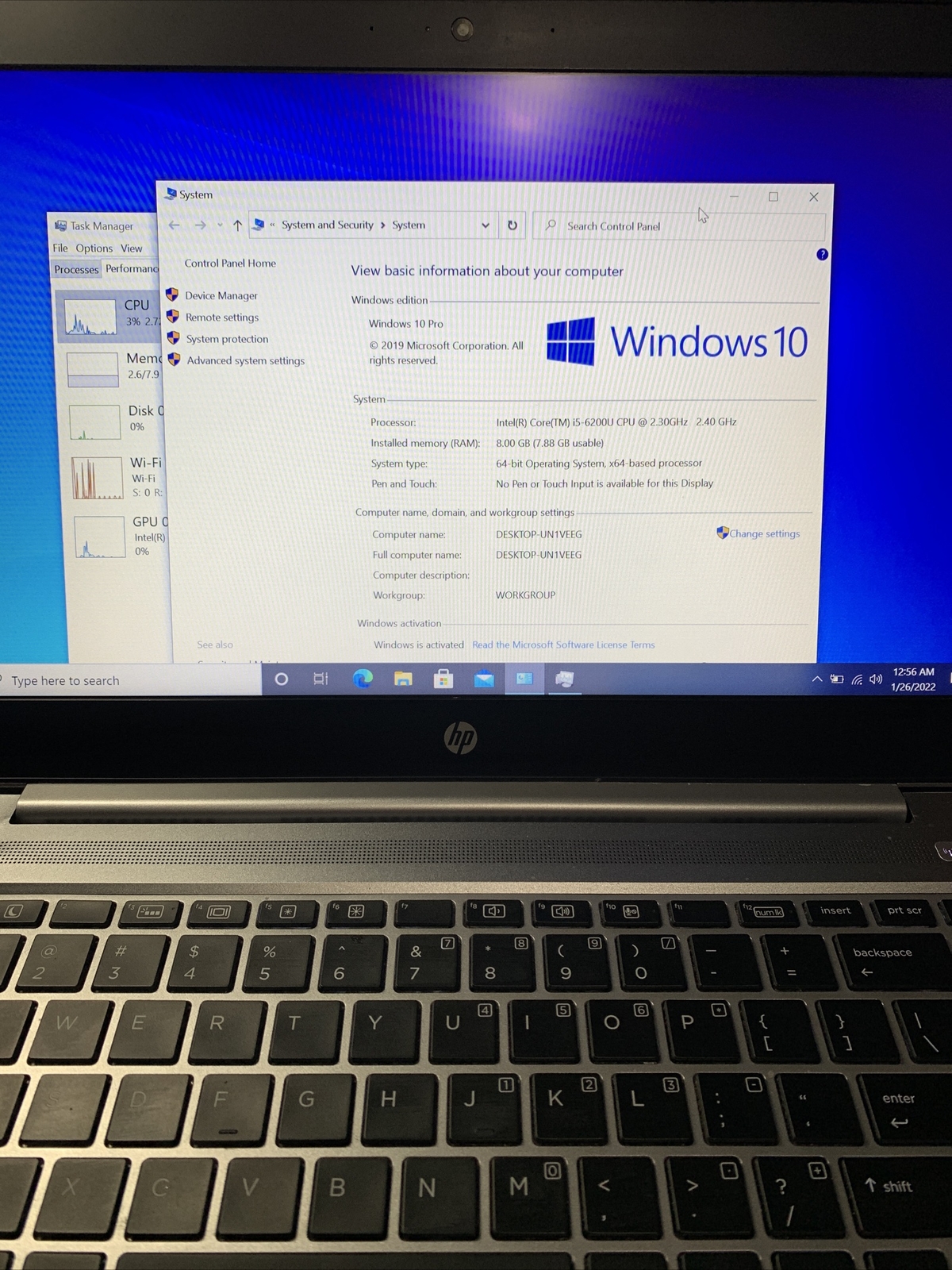 HP EliteBook Folio 1040 G3 FHD Intel i5-6200U 2.3 GHz 8GB DDR4 256SSD Win 10 Pro