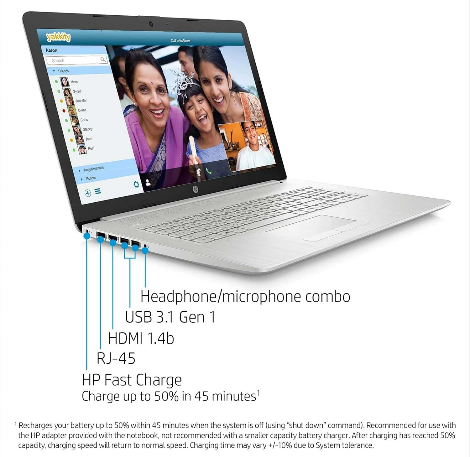 NIB HP 17-by4061nr 17.3″ FHD Laptop Intel Core i5-1135G7 8GB RAM 512GB SSD Win11