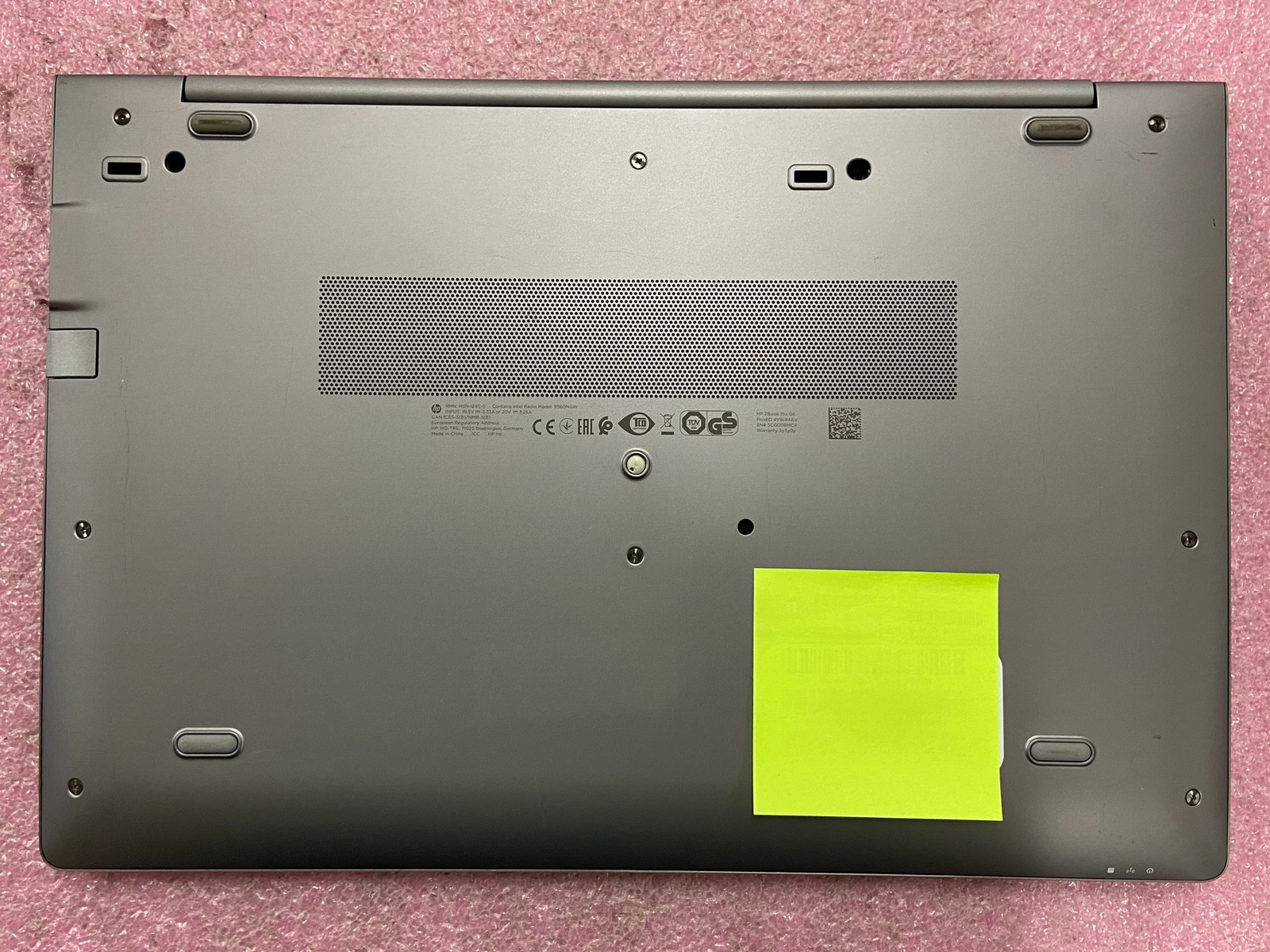 HP ZBook 15u G6 15.6″ i5-8365U 8GB RAM 256GB SSD Win 11 Pro WX3200 – CLP40A