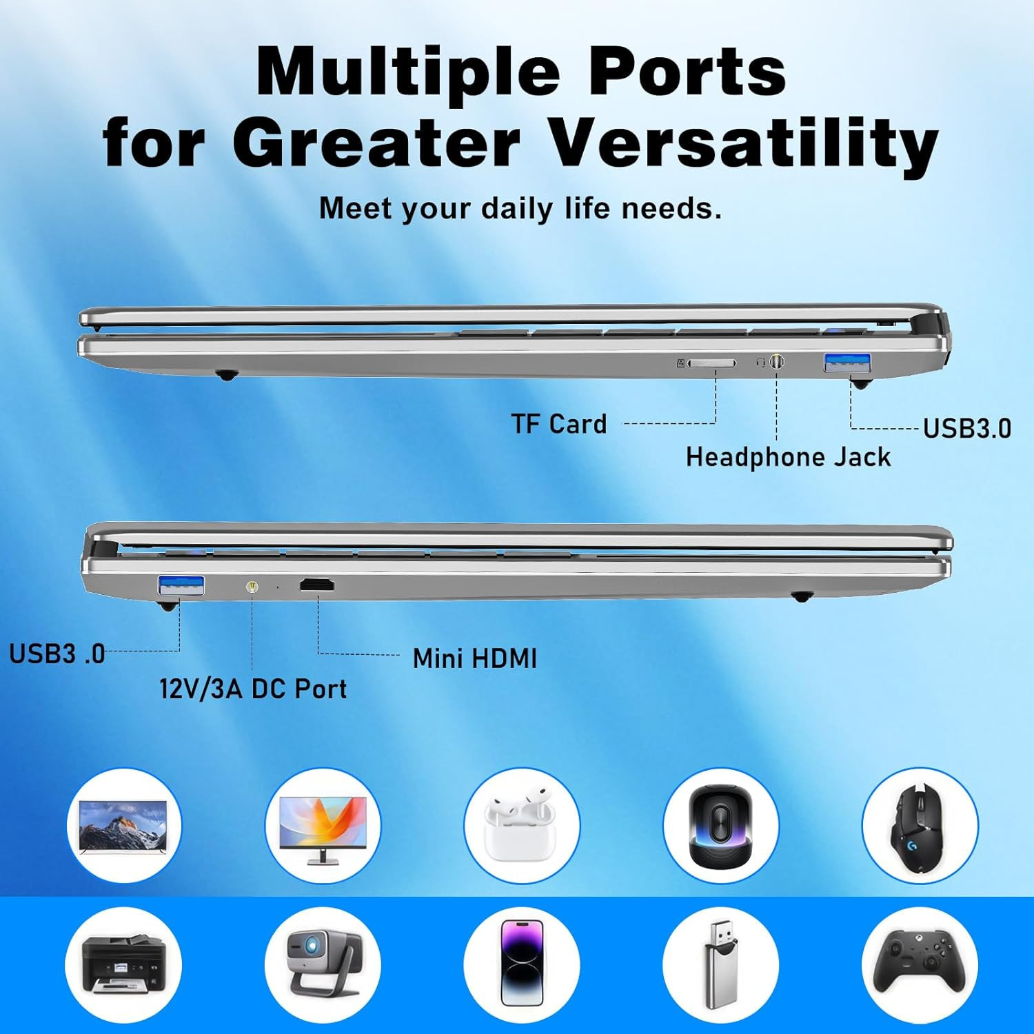 2026 New Laptop Computer, 15.6 Inch Window 11 Pro Lap Top PC 16GB RAM 256GB SSD,