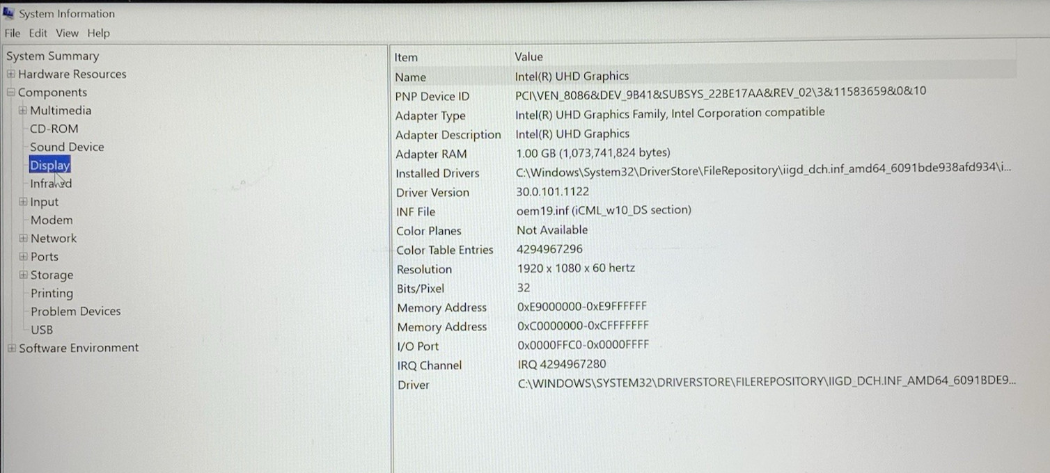 Lenovo ThinkPad X1 Carbon Gen 8 Intel i5-10310U 16GB DDR4 256GB | Windows 10 Pro