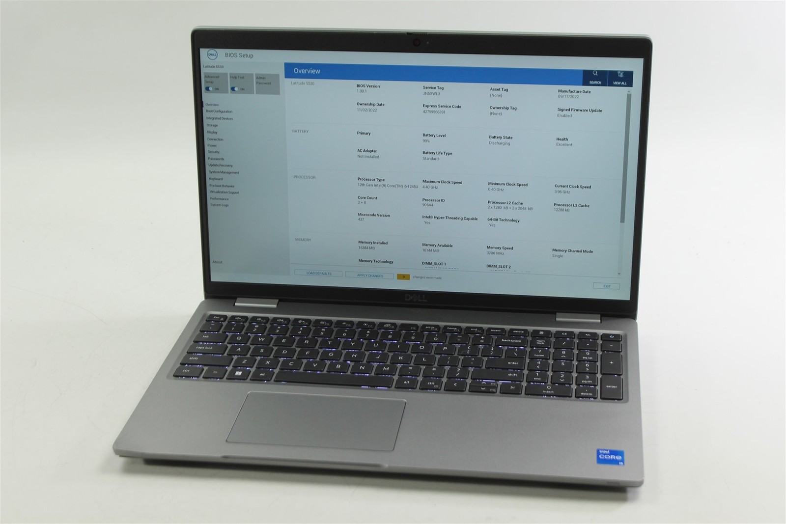 Dell Latitude 5530 15.6″ FHD i5-1245U 1.6GHz 256GB SSD 16GB RAM W11P