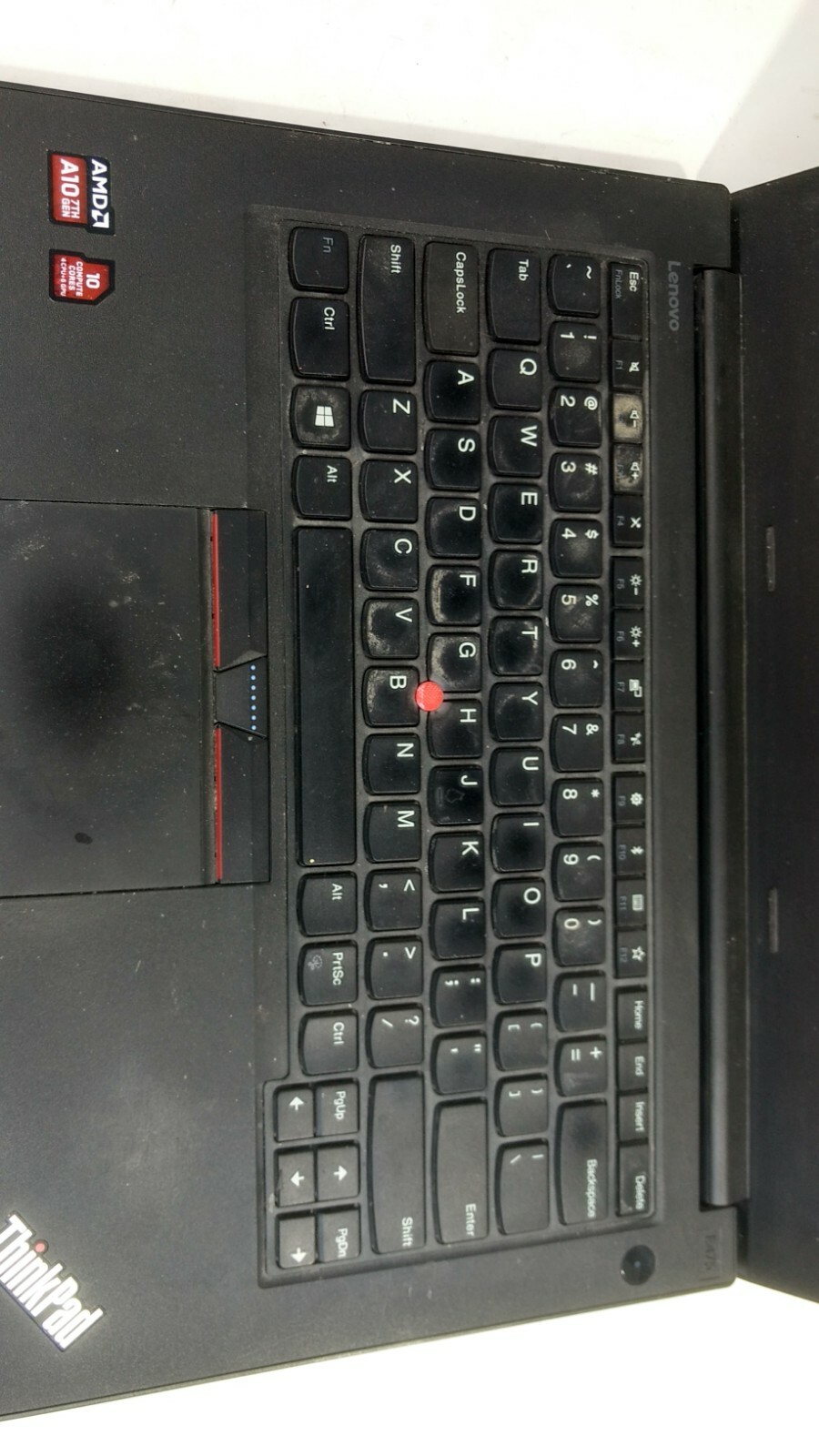Lenovo ThinkPad E475 AMD A10-9600P Radeon R5 NO BATT HD RAM -BOOT OK-
