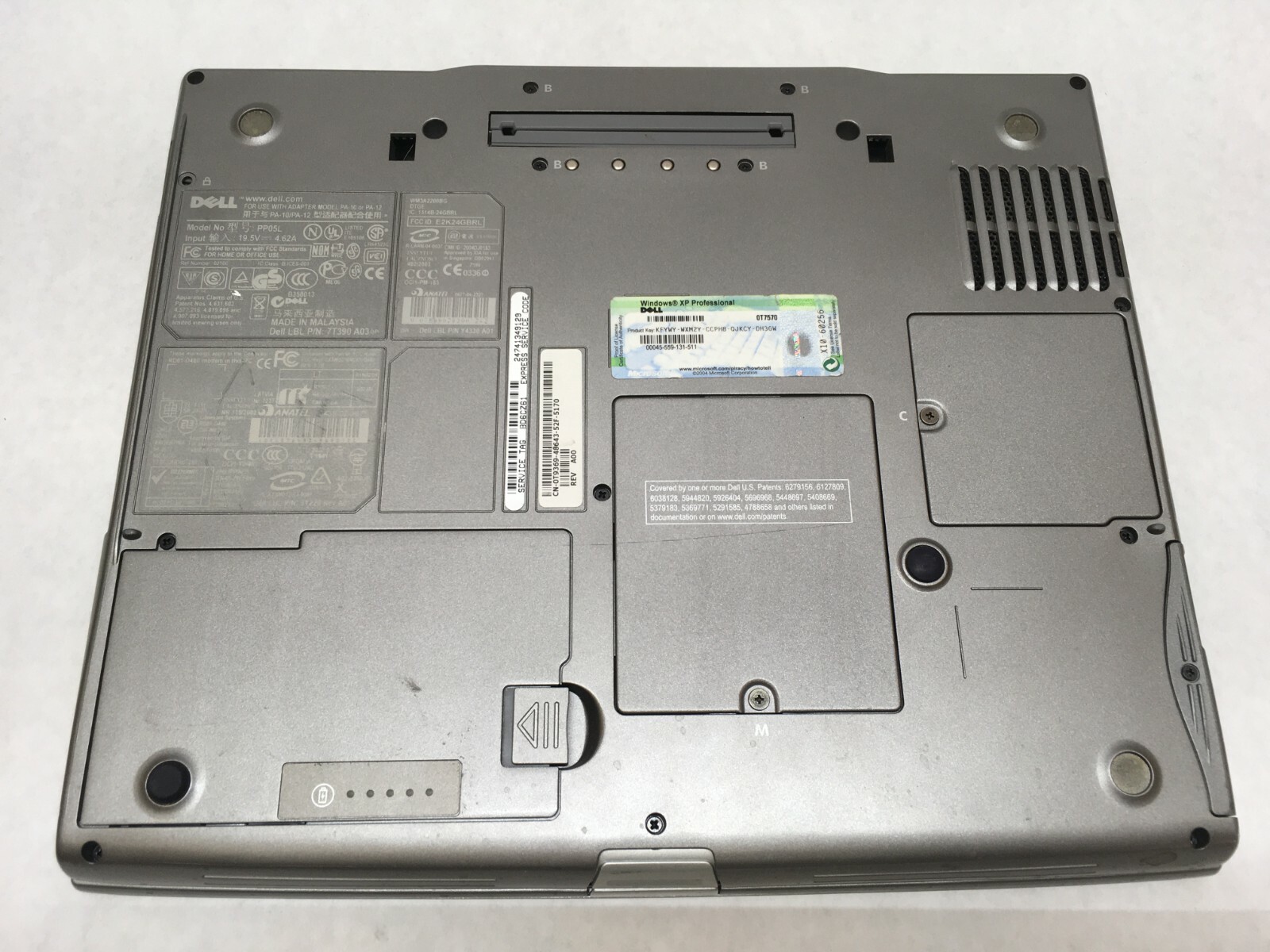 Dell Latitude D600 Pentium M 1.40GHz 1GB RAM 30GB HDD Windows XP Parallel Port