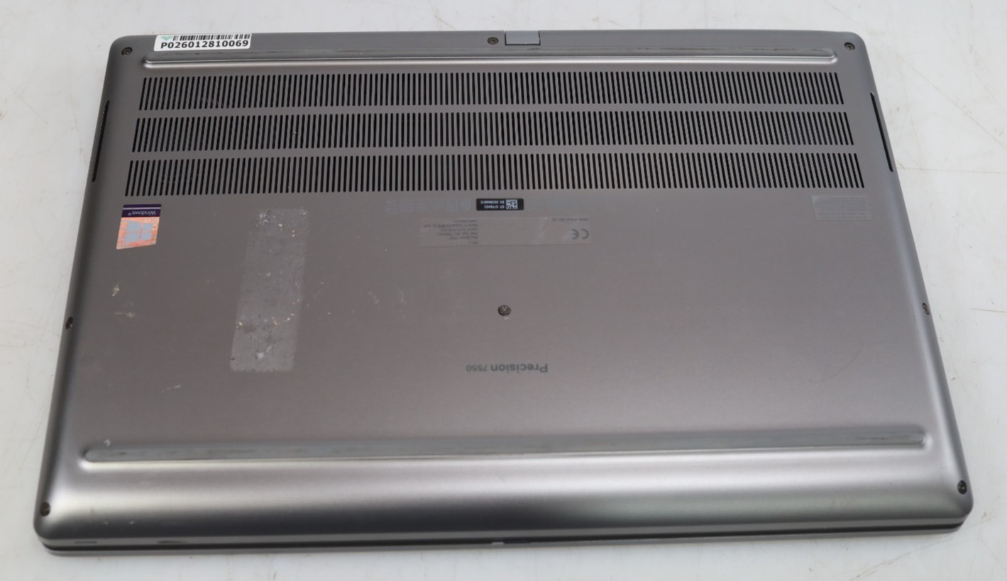 Dell Precision 7750 15.6″ Intel i5-10400H 8GB Quadro T1000 No HDD BATT AS-IS