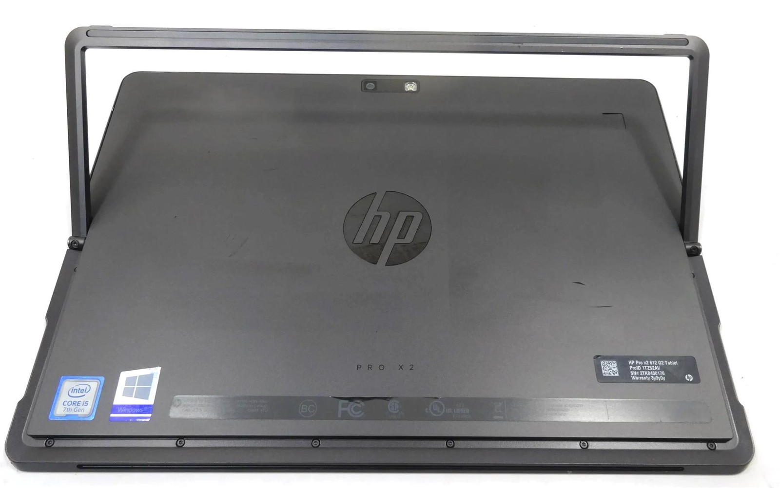 HP Pro X2 612 G2 Tablet Core i5-7Y54 1.20GHz 8GB 256GB SSD