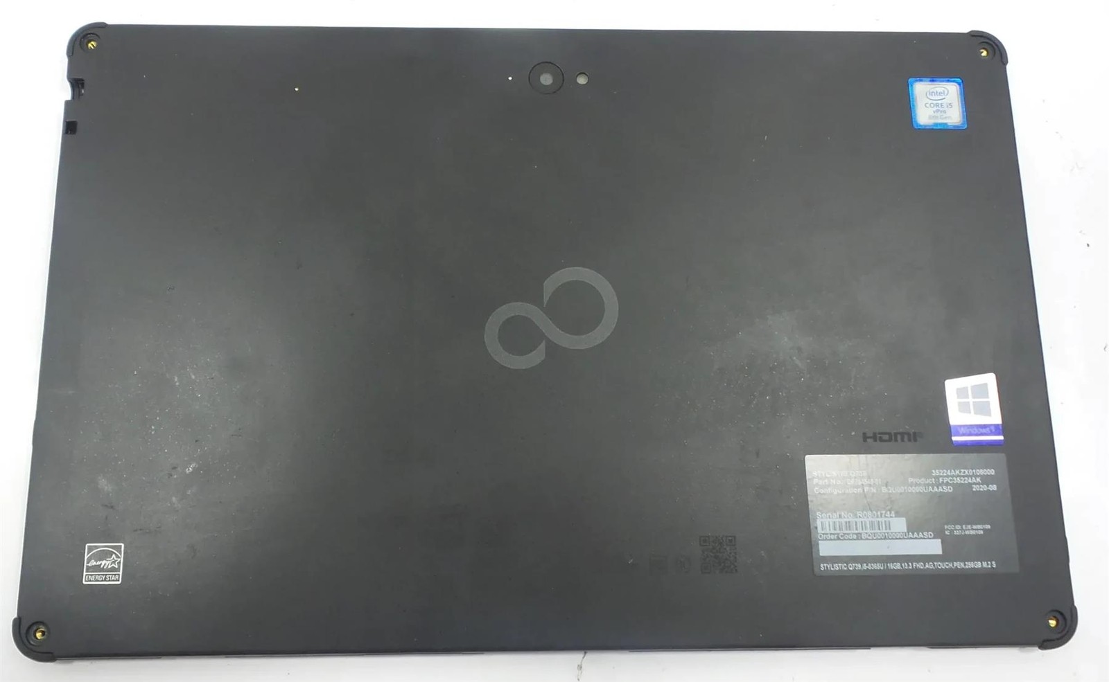 Fujitsu Stylistic Q738 Core i5-8350U 1.7GHz 16GB 128GB Windows 10