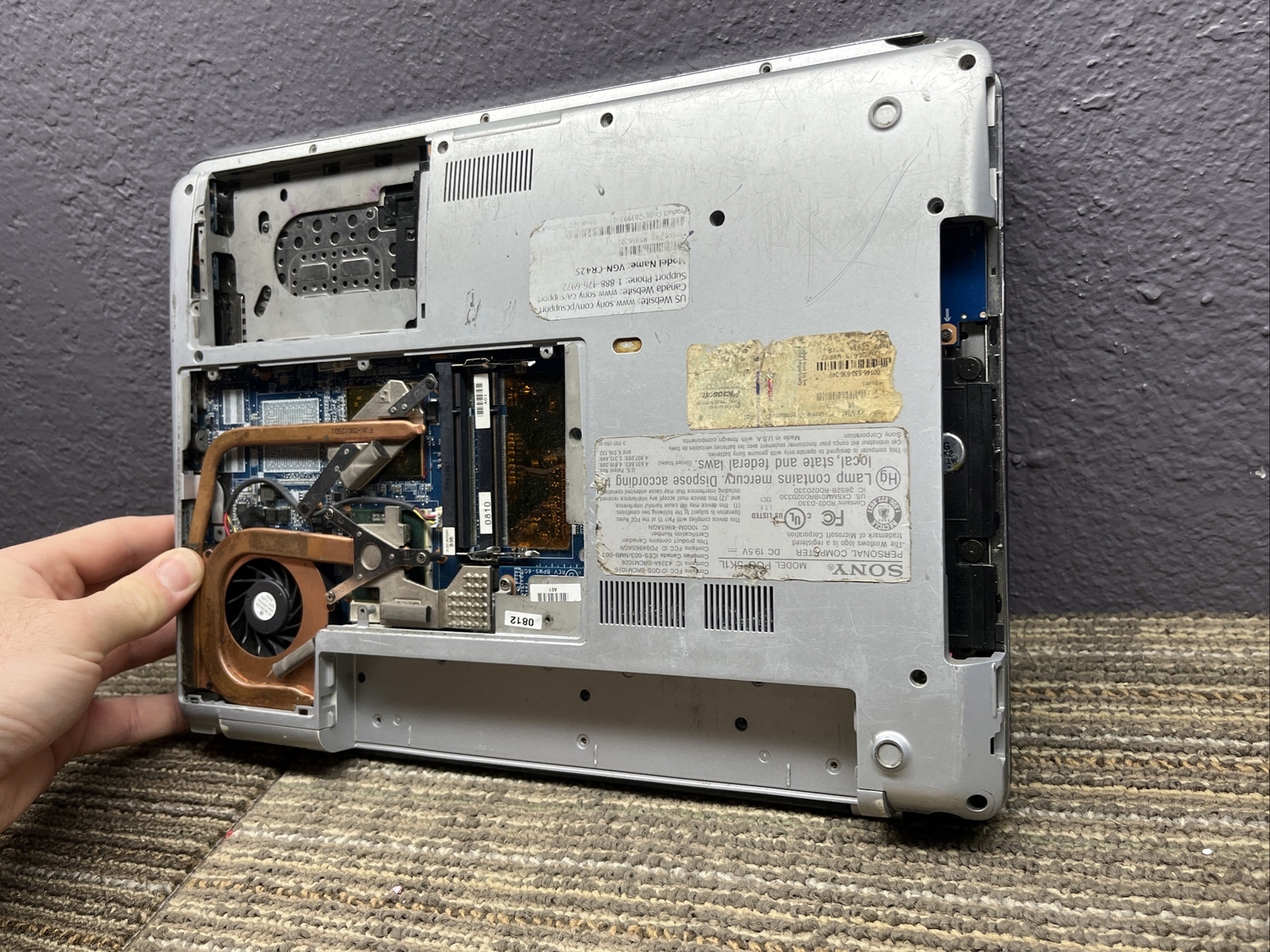 Sony VAIO PCG-5K1L 15″ (AS IS) Intel Centrino – 8907