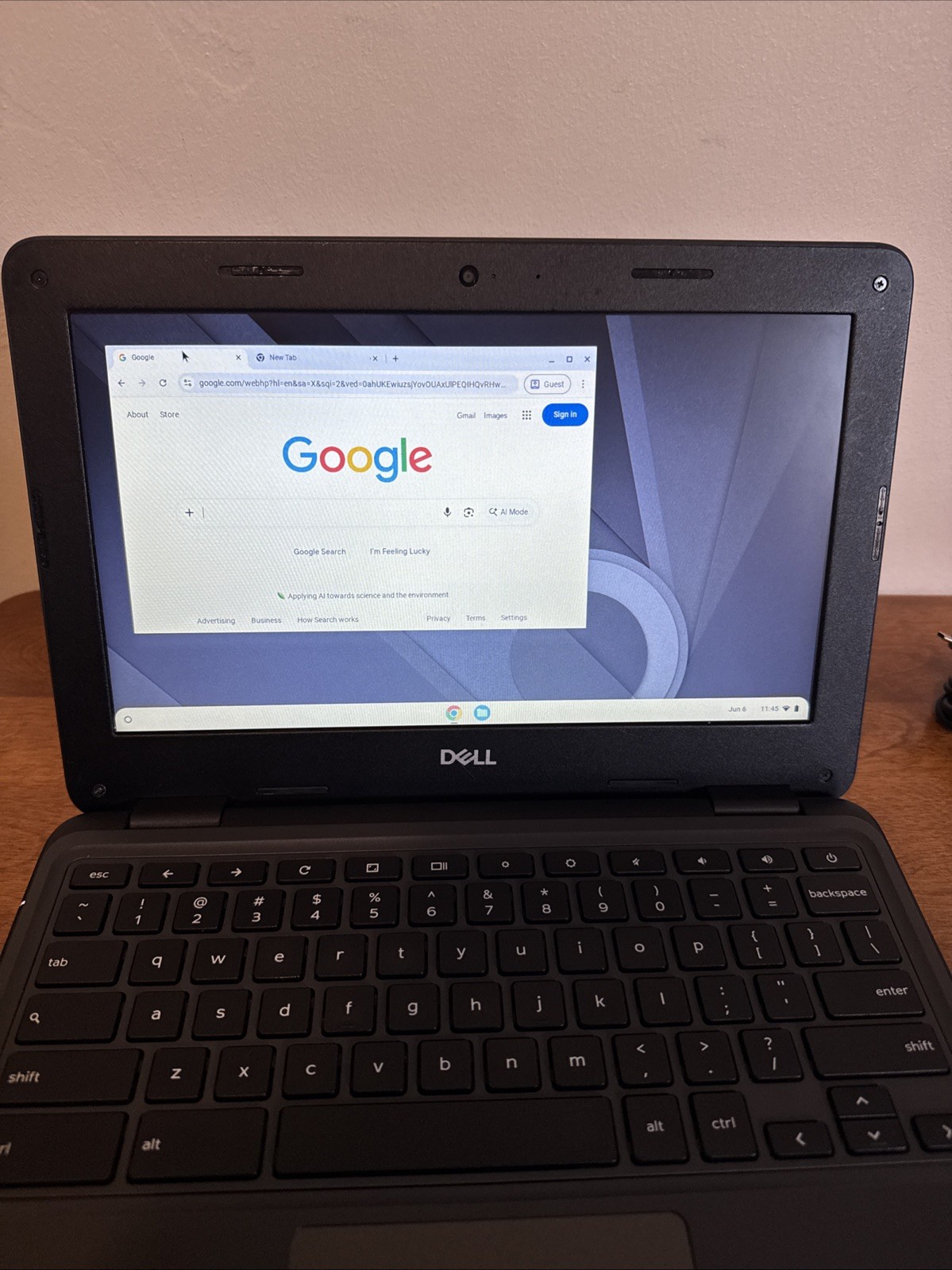 Dell Chromebook 3100 Laptop Chrome OS 11.6in Intel Celeron Webcam Wi-Fi Trackpad