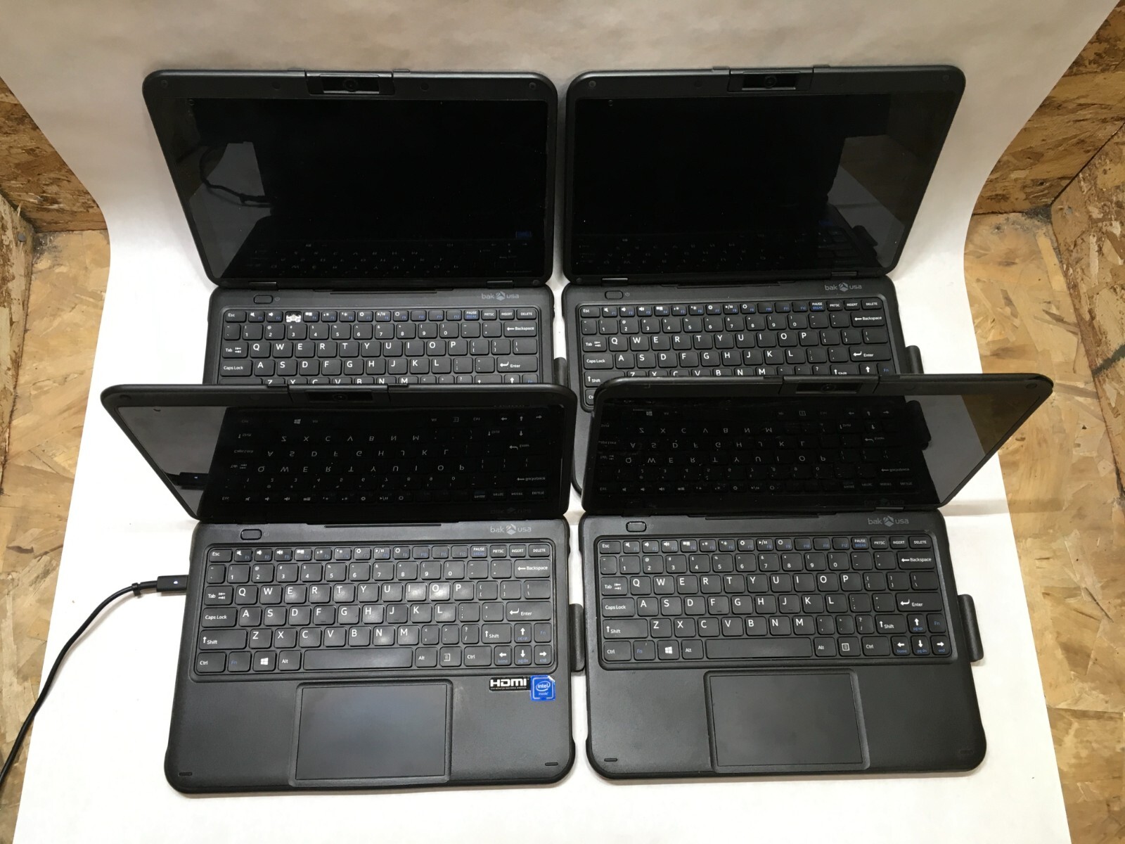 Lot of 10 Bak USA ED20GM Power Issues Missing Keys For Parts or Repair- FT
