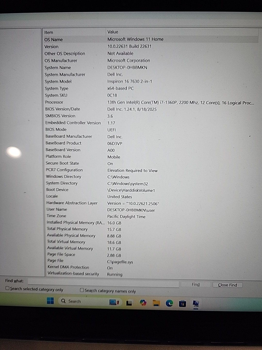 Dell Inspiron 7630 16″ 1TB NVMe Intel i7-1360P 5.0 GHz 16GB RAM Laptop Silver