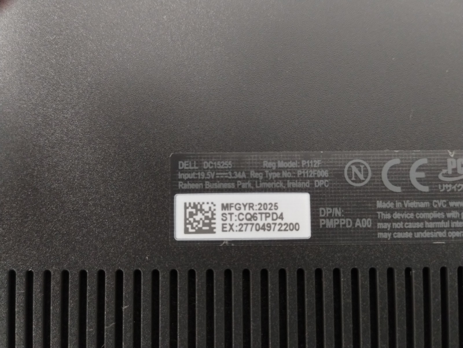 DELL 15 DC15255 G8MK9, AMD Ryzen 7 7730U, 2.00 GHz, 16 GB RAM, 512 GB NVMe