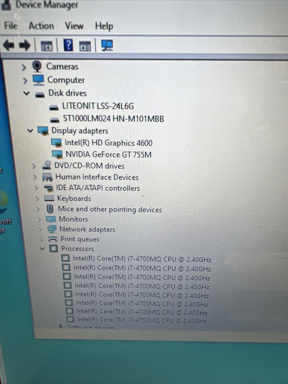 Lenovo 14 i7-4700MQ 2.4GHz 8GB 1TB HD Nvidia GT 755M W10 Gaming Laptop*FOR PART*