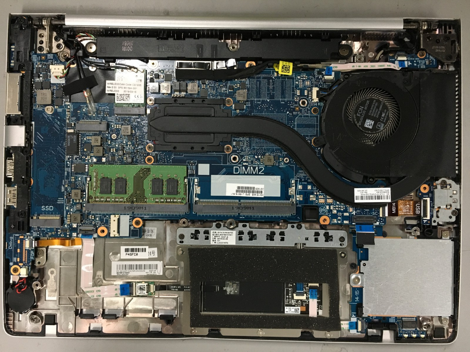 HP EliteBook 840 G5 i5-8250U@1.60GHz *AS IS/NO BATTERY/NO SSD/NO OS* | C949