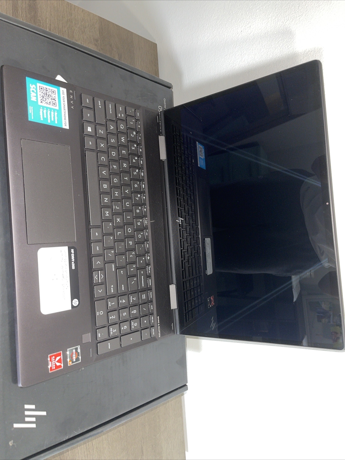 HP ENVY x360 15.6 inch (512GB SSD, AMD Ryzen 7, 3.20GHz, 8GB) Laptop – Black…