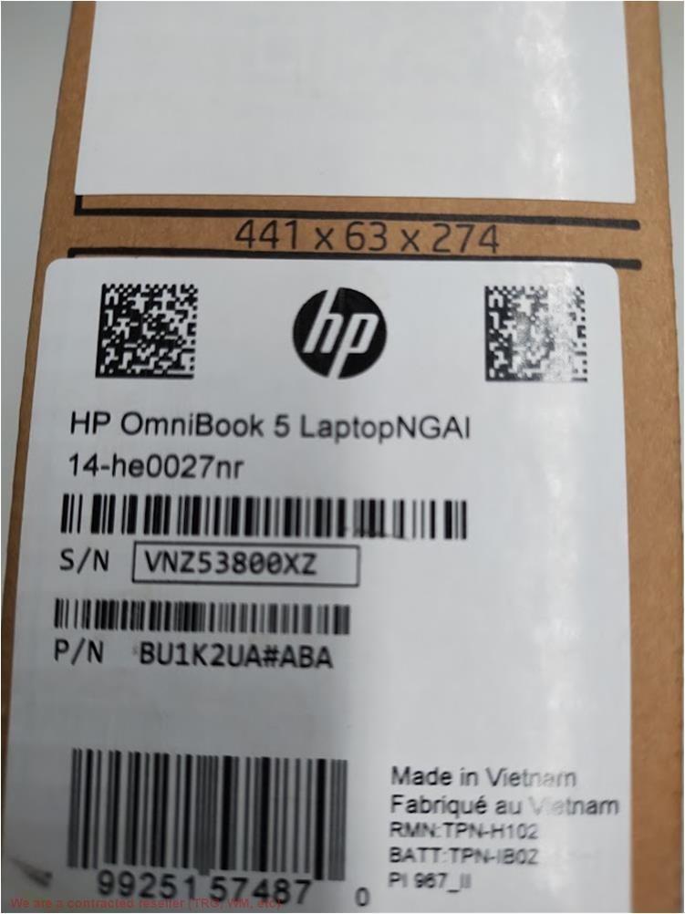 HP OmniBook 5 Laptop 14″ 2K Snapdragon X 16 GB RAM; 512 GB SSD