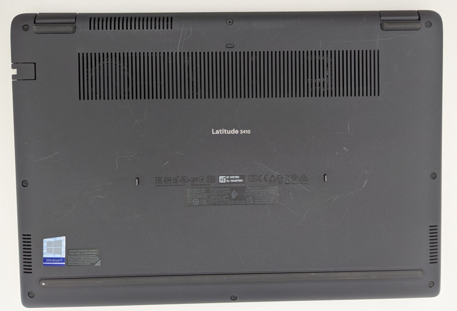 Incomplete Dell Latitude 3410 14″ Laptop i5-10210U 16GB RAM – *BAD ETHERNET PORT