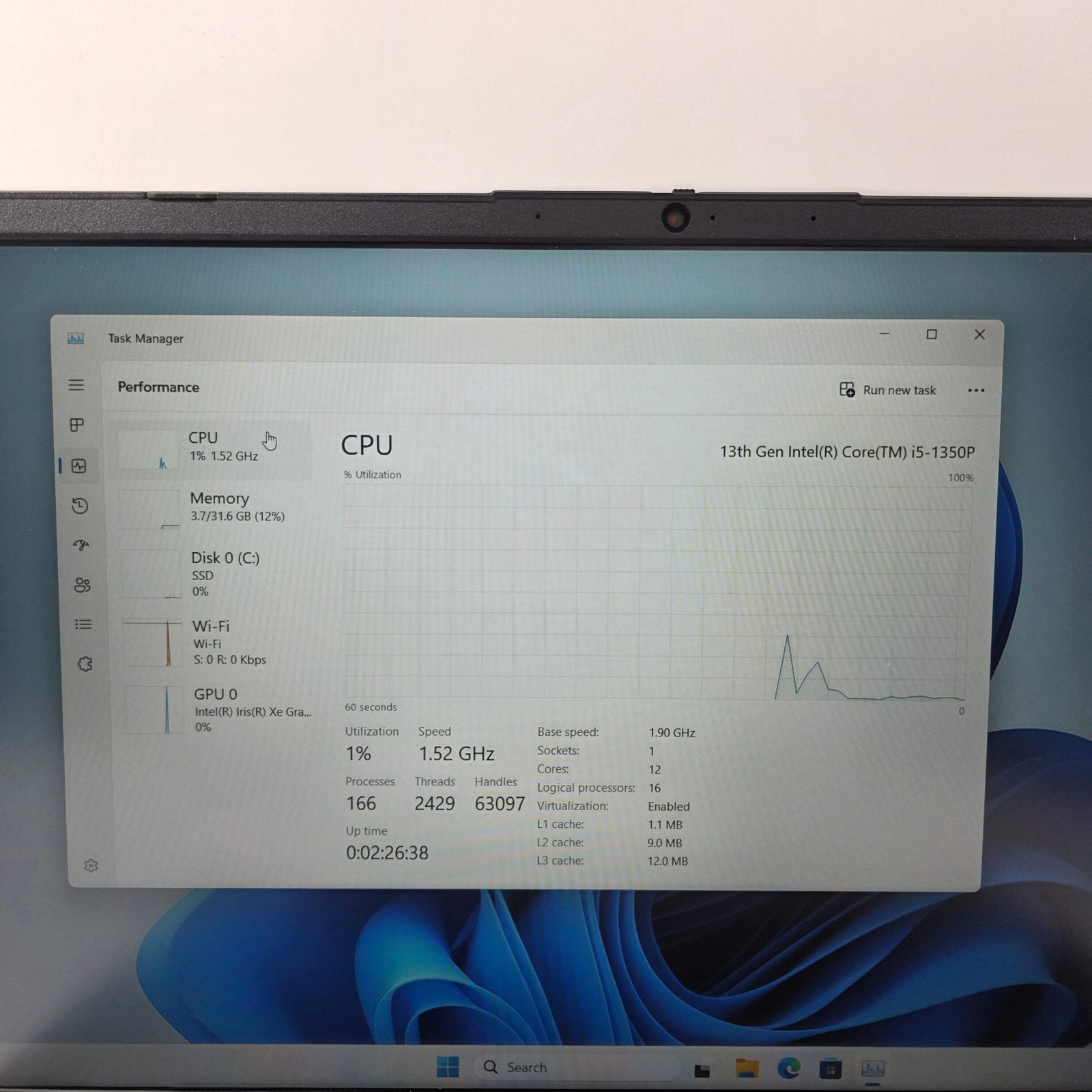 New CIARATECH N320-G1 15.6″ i5-1350p 1.9GHz 32GB RAM 2TB SSD