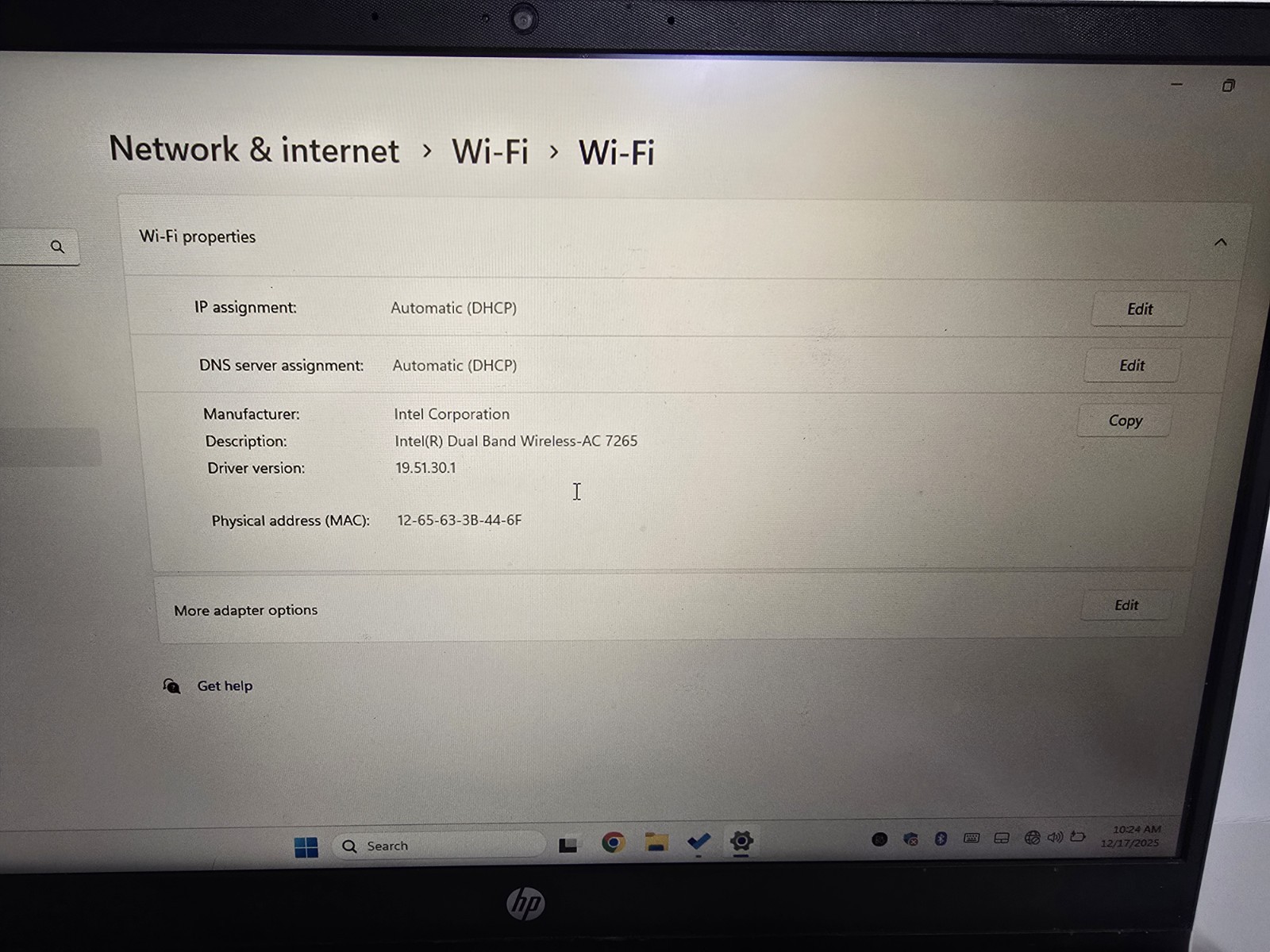 HP Pavilion 15-3168NGW 15.6″ i5-8250U 1.60 GHz 8 GB RAM See Pictures