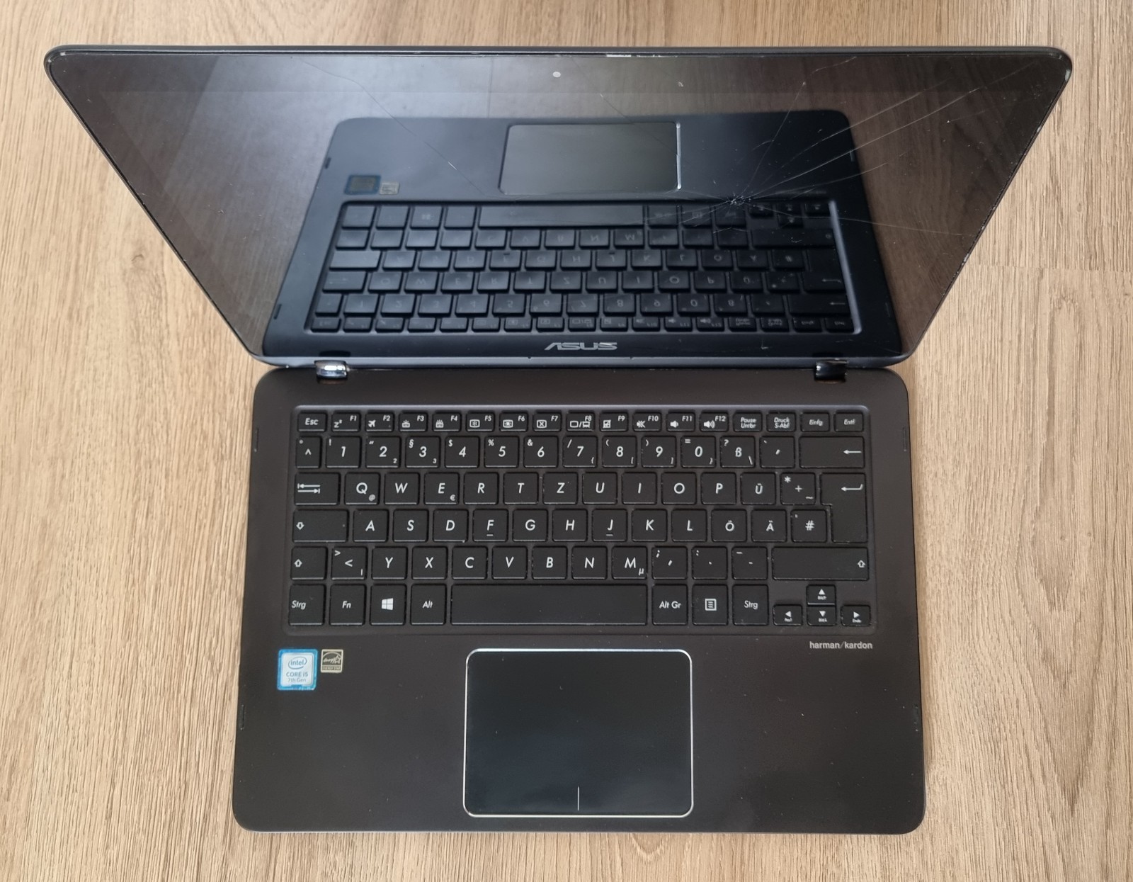 ASUS UX360U notebook i5-7200U RAM 8 GB laptop hobbyists faulty spare parts