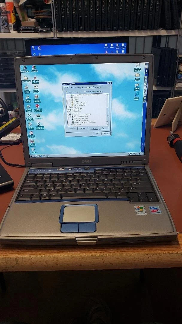 Nice Dell Inspiron 600m Laptop Fresh Install Windows 98SE Plus! WrksGr8GdBat