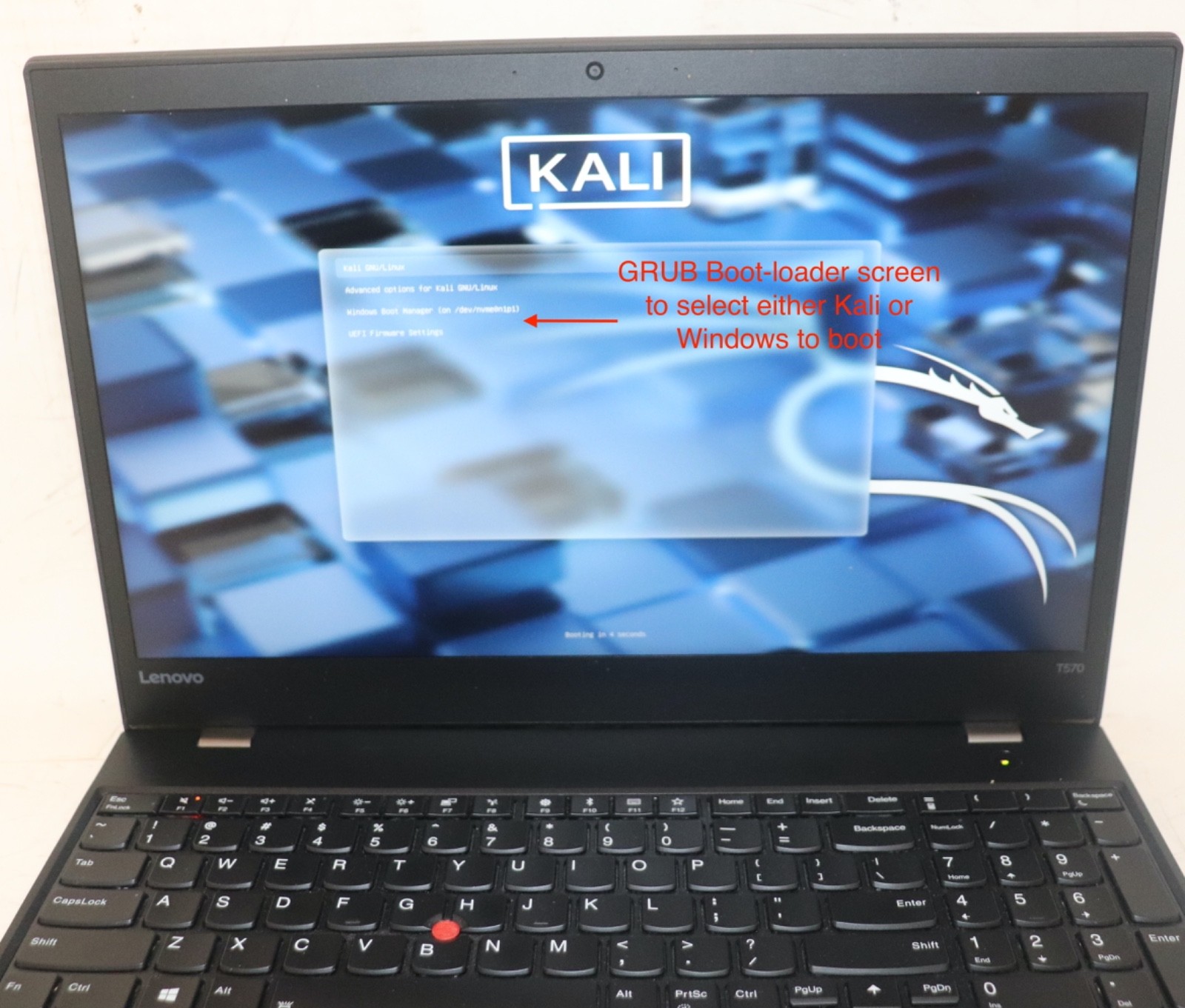 Lenovo ThinkPad T570 i5 16GB RAM 512GB SSD Dual Boot Windows 10 & Kali Linux
