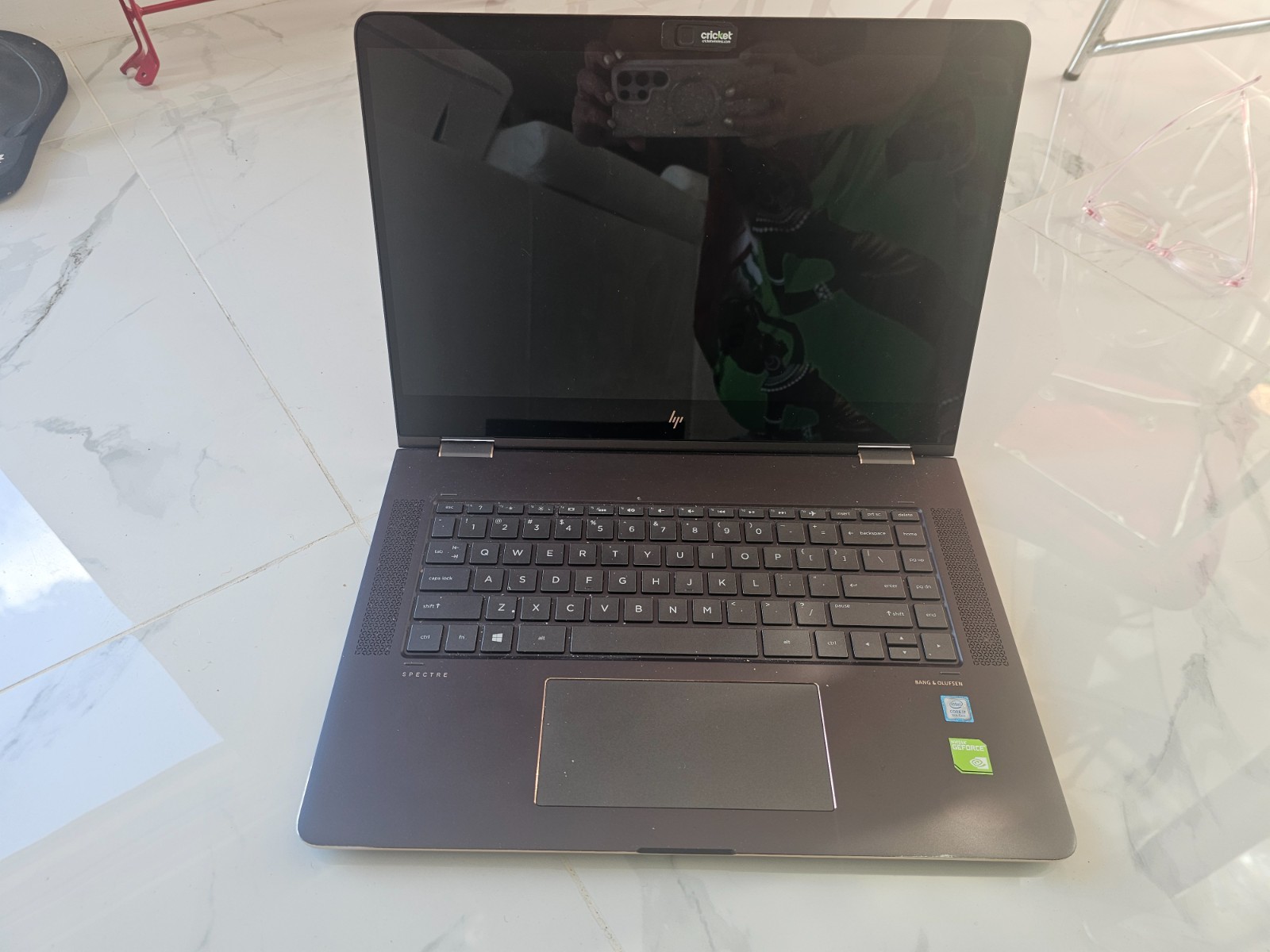 HP Spectre X360 15.6″ model 15-BL112dx SSD i7 8th Gen 16GB) 2-in-1 LAPTOP