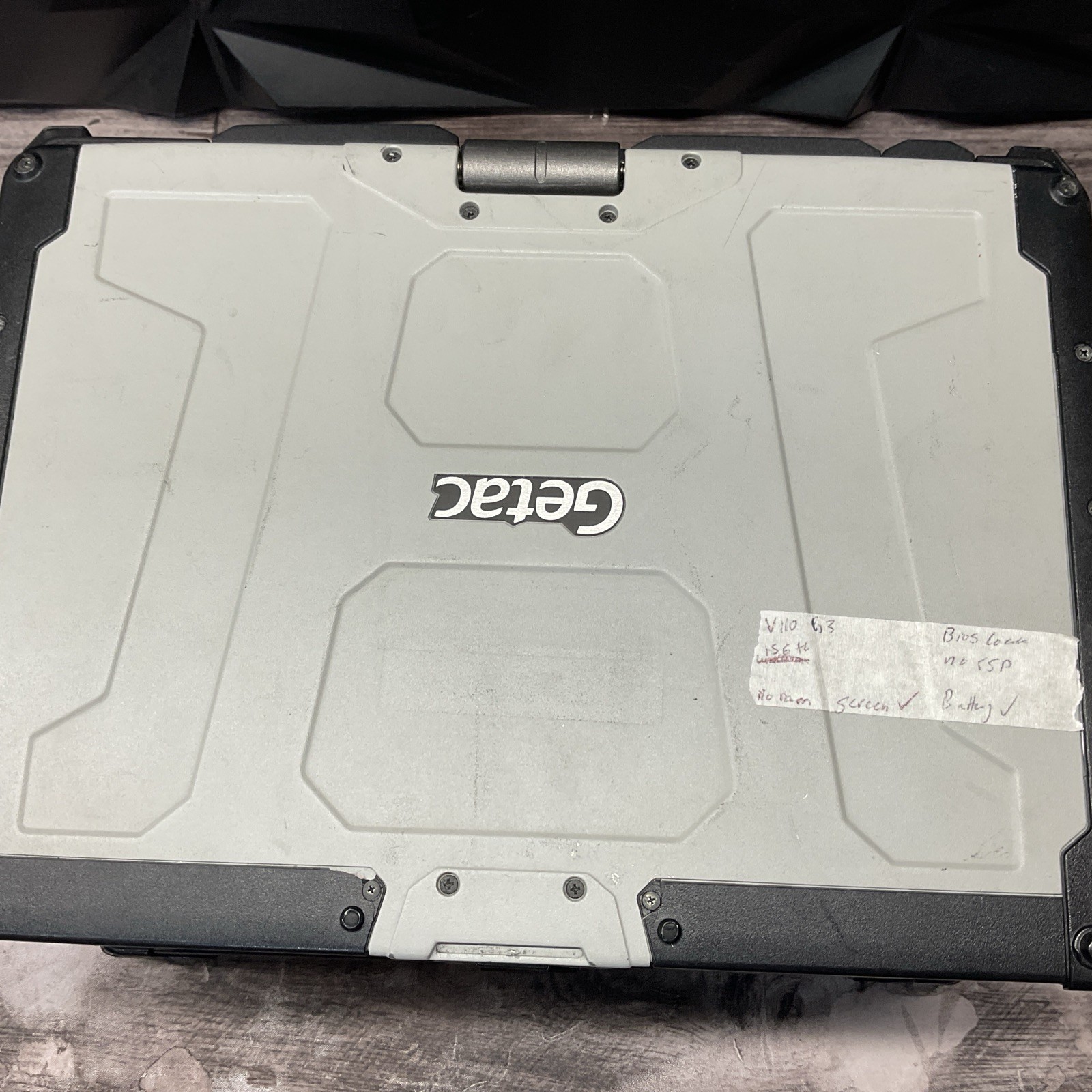 Lot of 4 GETAC V110 G3 / I5 6th / Rugged Laptop Tablet PC / A10