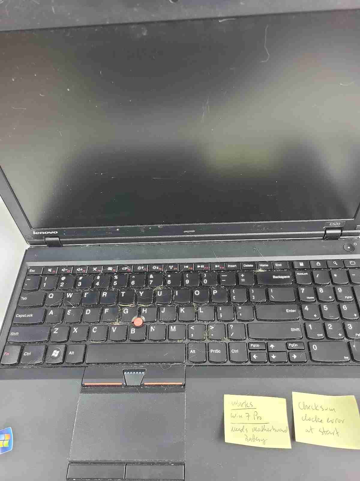 Lenovo ThinkPad E520 – 15.6″ Laptop – Win 7 Pro – I5 – For Parts Read