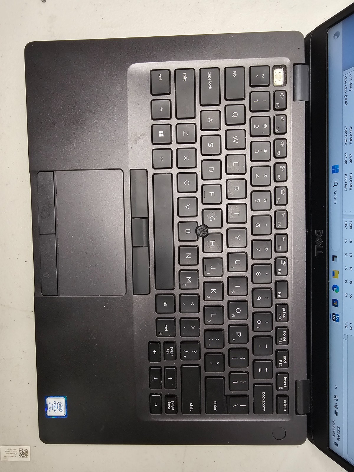 Dell Latitude 5400 i7-8665U 8GB RAM 256GB SSD Win 11 NO AC #04