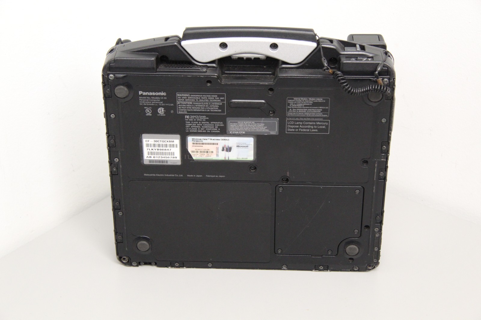 Panasonic Toughbook CF-30 13.3″ Laptop Intel Core 2 Duo L2400 1.66GHz 2GB No HDD
