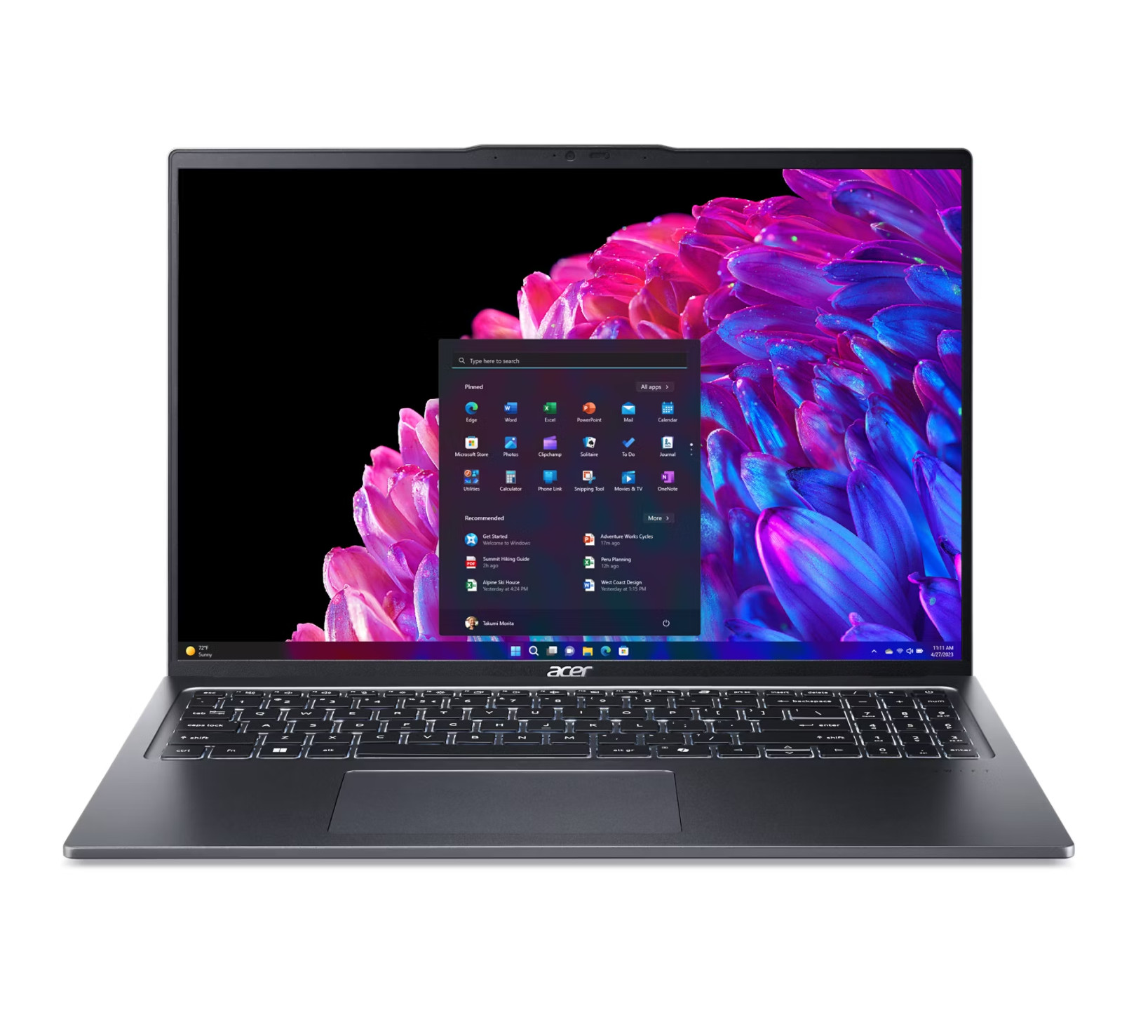 Acer Swift Go 16 Laptop 16″ OLED Intel Core Ultra 5 125H 8GB RAM 512GB SSD
