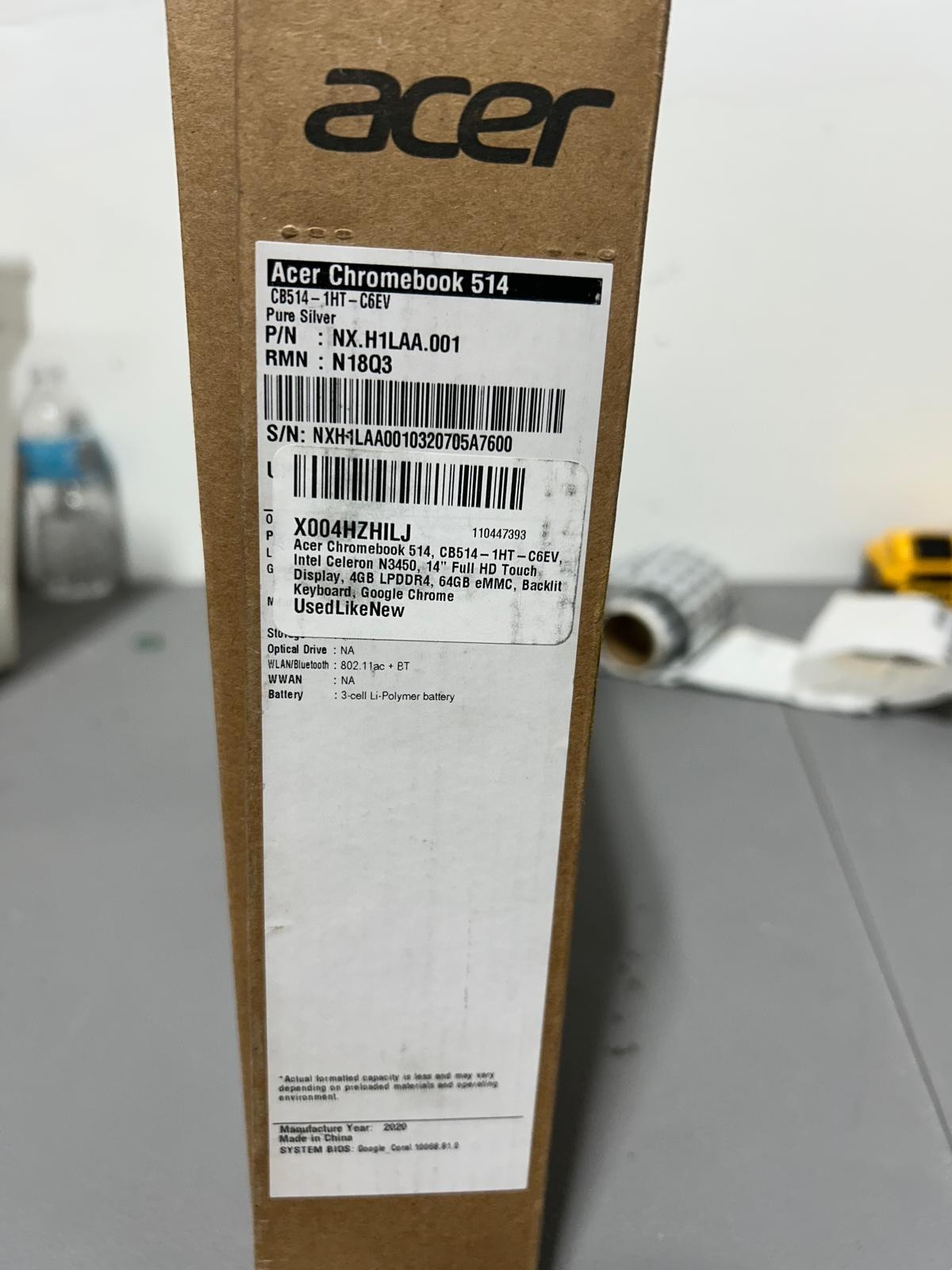 Acer CB514 – 14in SEE PICTURE FOR ITEAM DETAILS nt