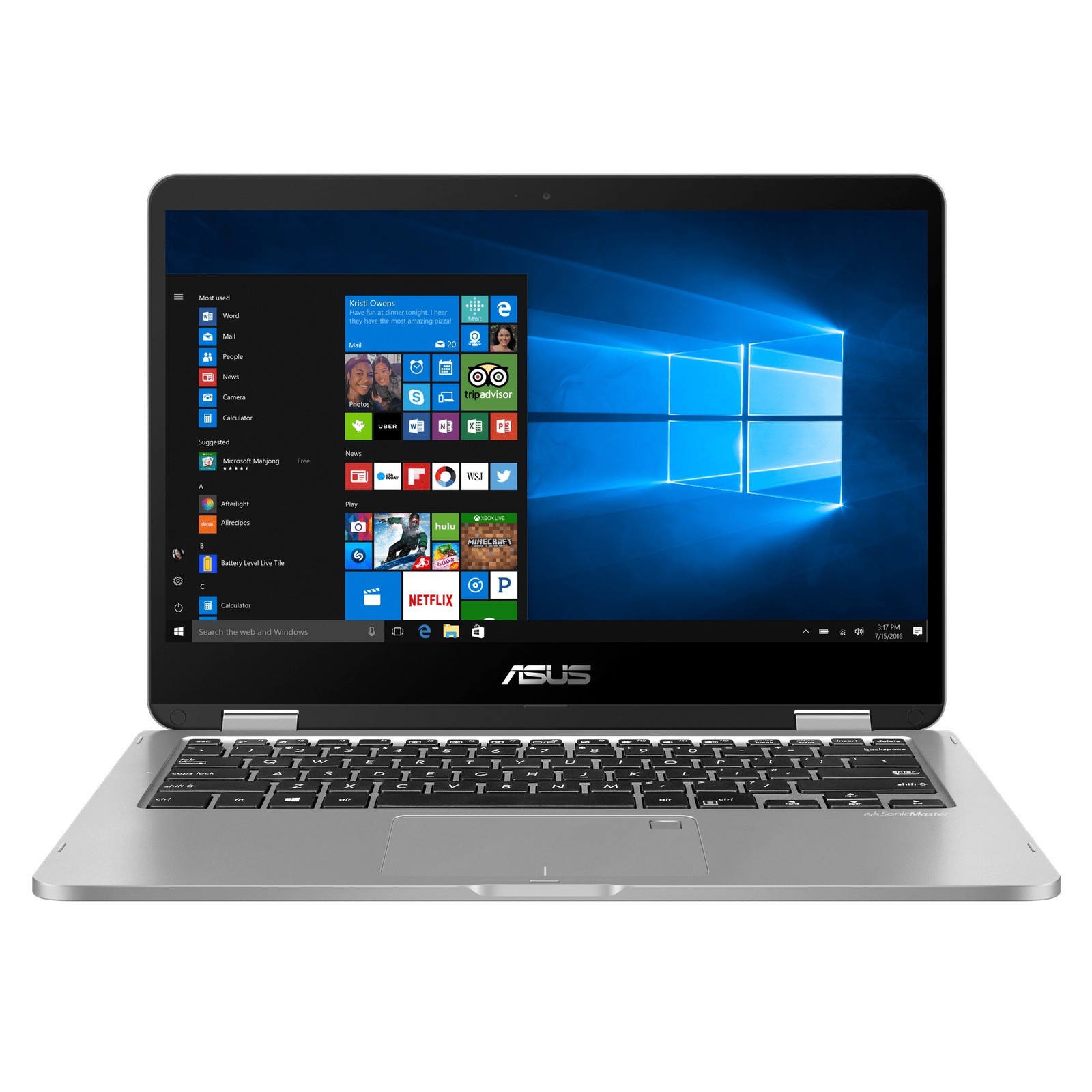 ASUS VivoBook Flip 14 – 14″ FHD Touch – Intel i3-8145U – 4GB RAM – 128GB SSD