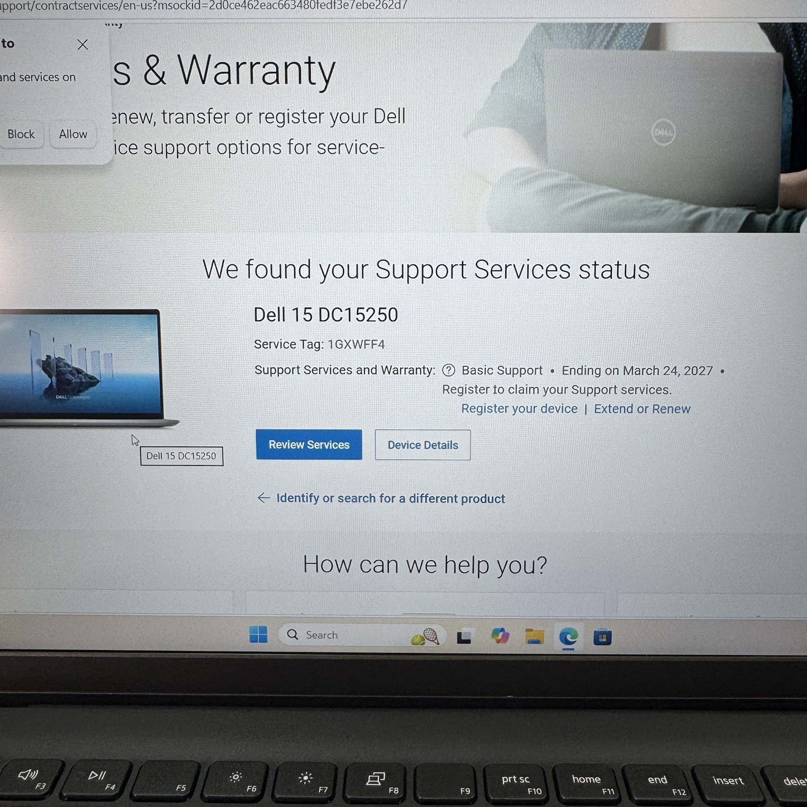 Dell 15 DC15250 15.6″ Intel Core 3 100U 8GB DDR4 512GB SSD Windows 11